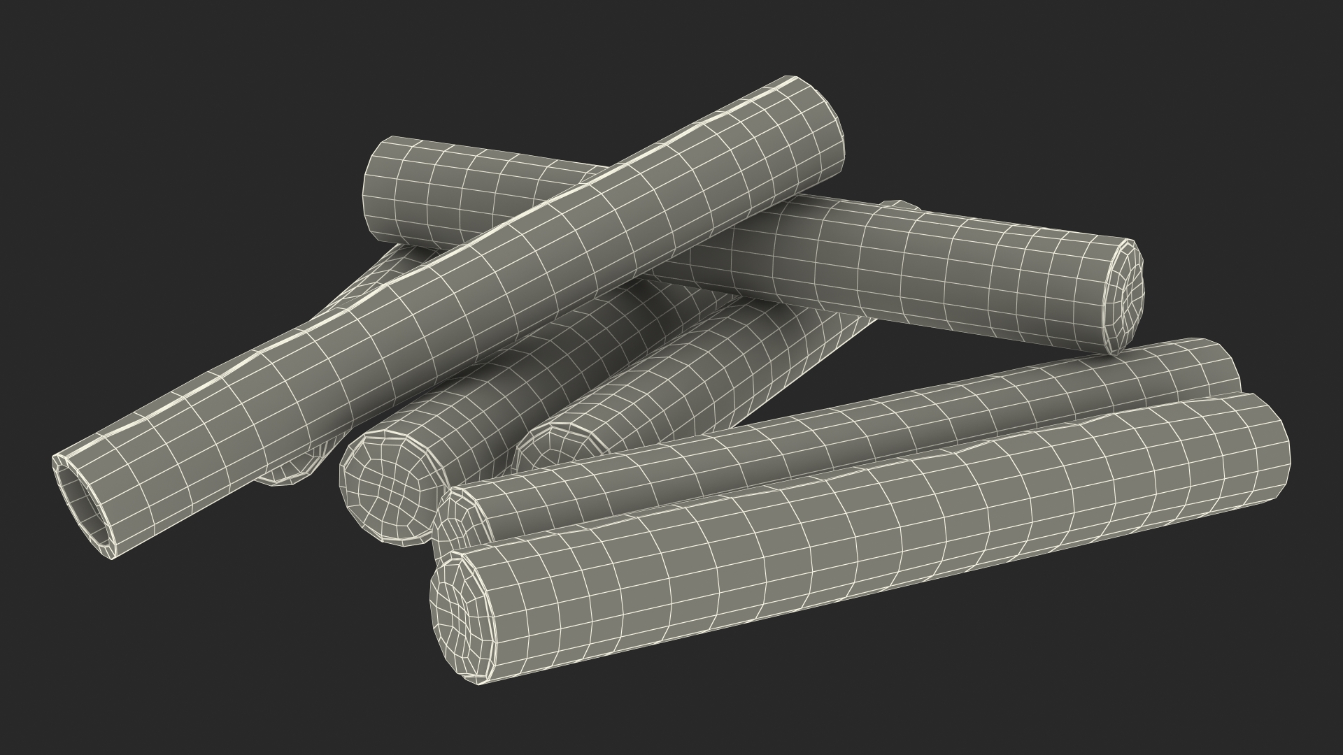 3D model Heap of Firecrackers