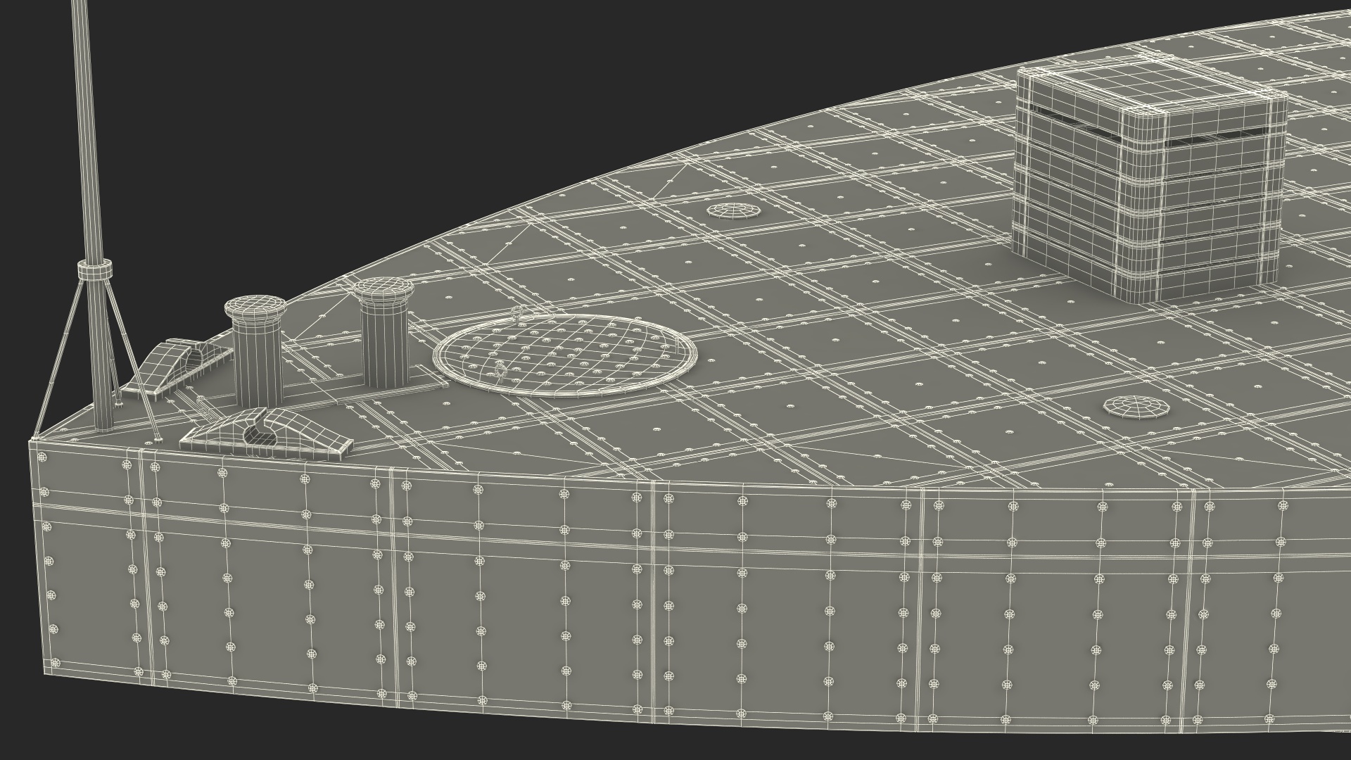 3D US Ironclad Warship Monitor Old