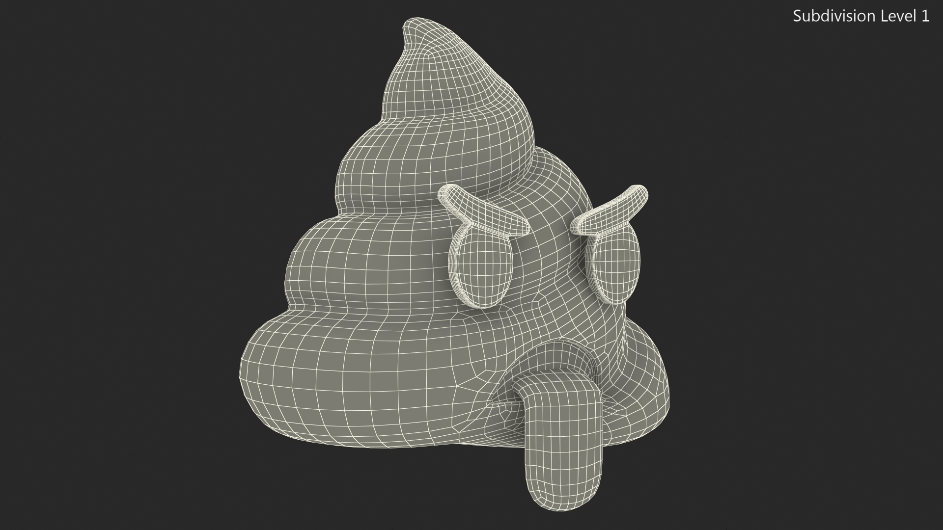 Tongue Out Face Poop Emoji Smile 3D