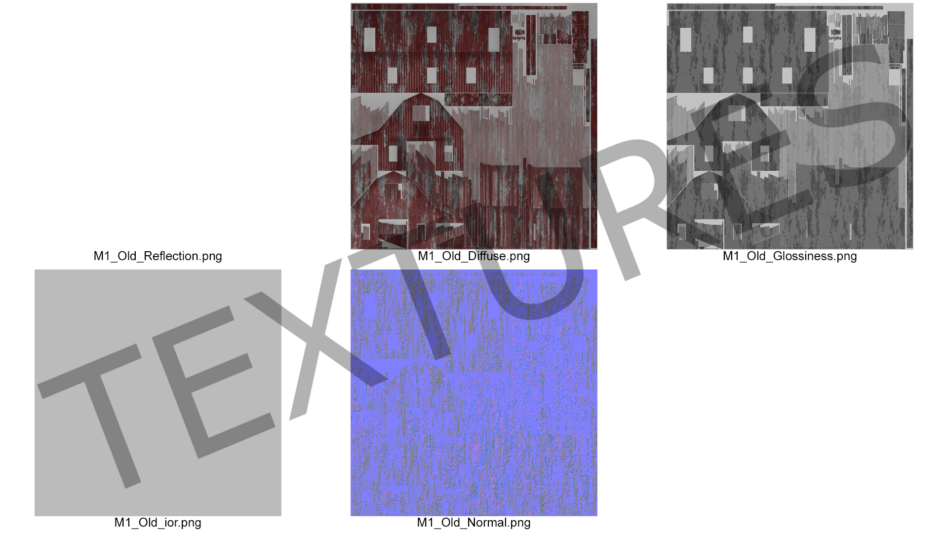 3D model Old Abandoned Wooden Barn