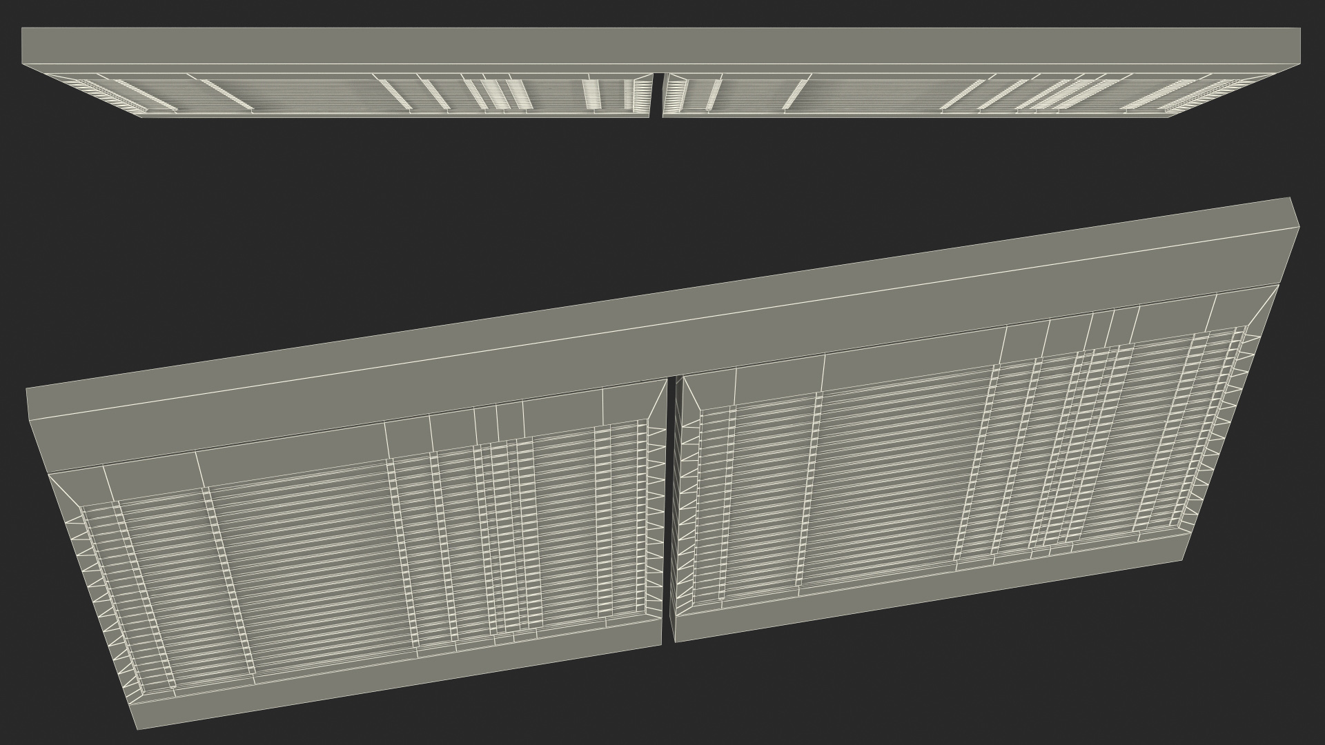 Airport Departures Board 3D model