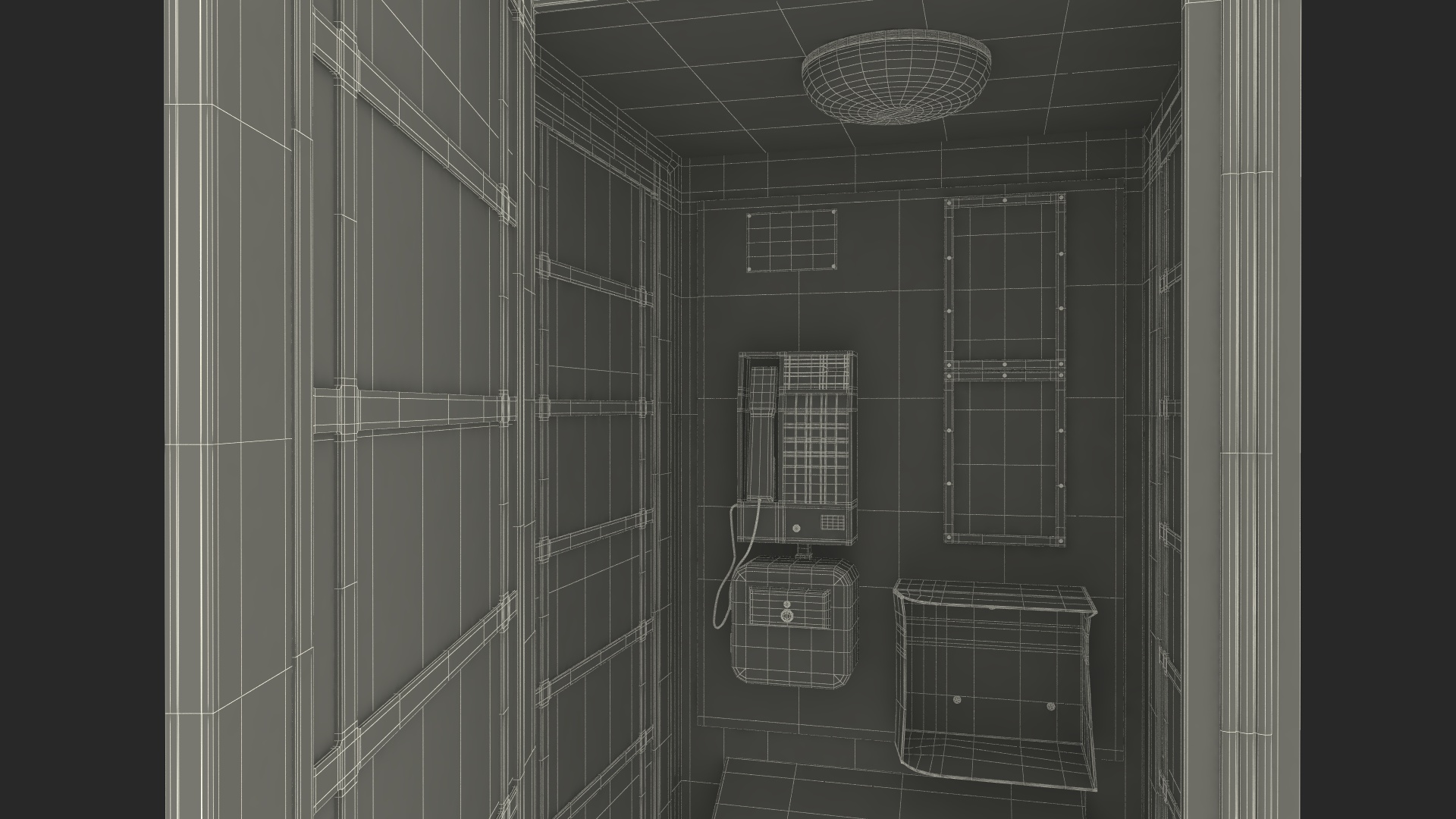 3D Classic British Telephone Booth