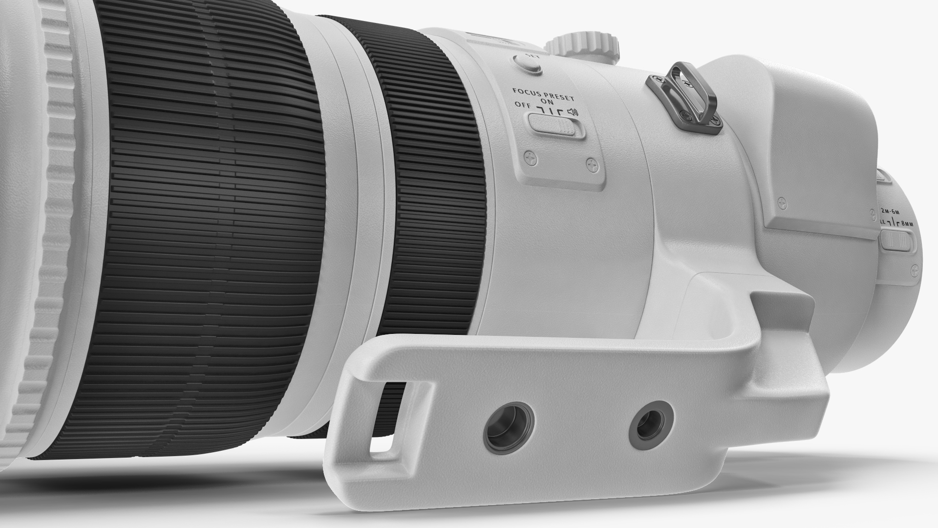 3D Canon EF 200 400mm USM Extender on Tripod