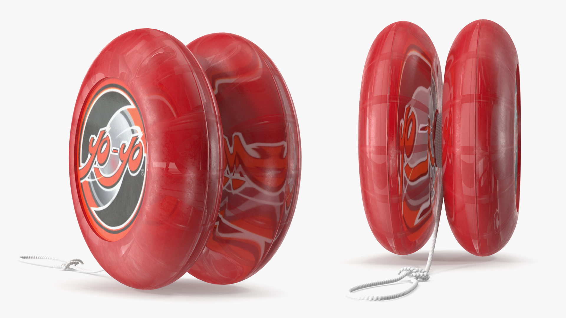 3D Toy Yo-Yo Red model