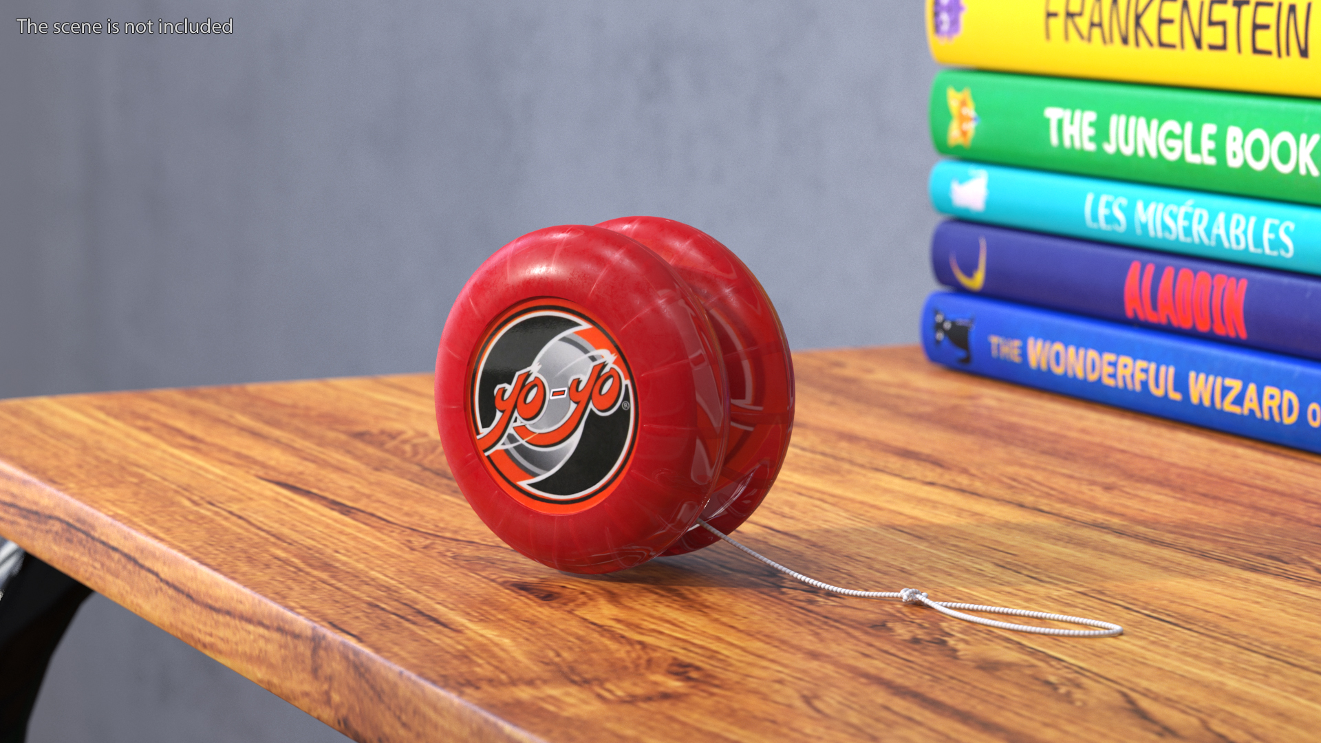 3D Toy Yo-Yo Red model