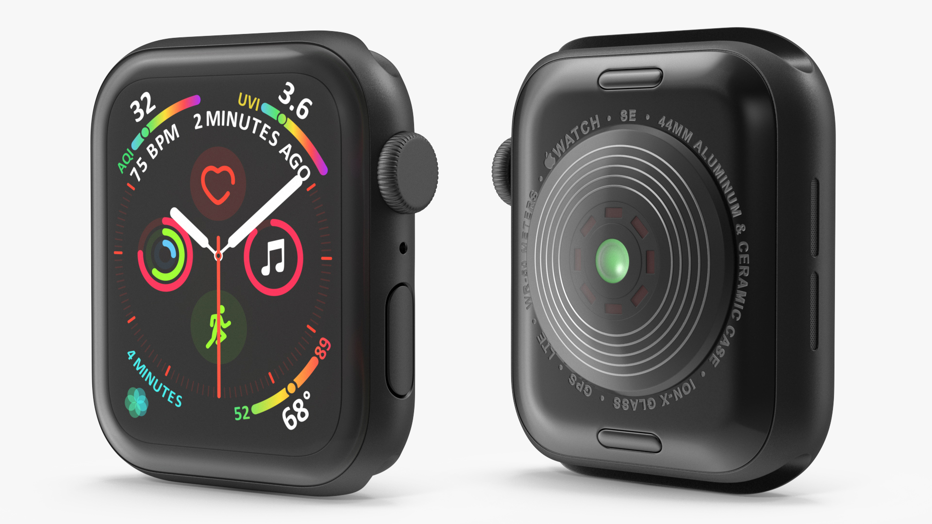 3D model Apple Watch SE Black