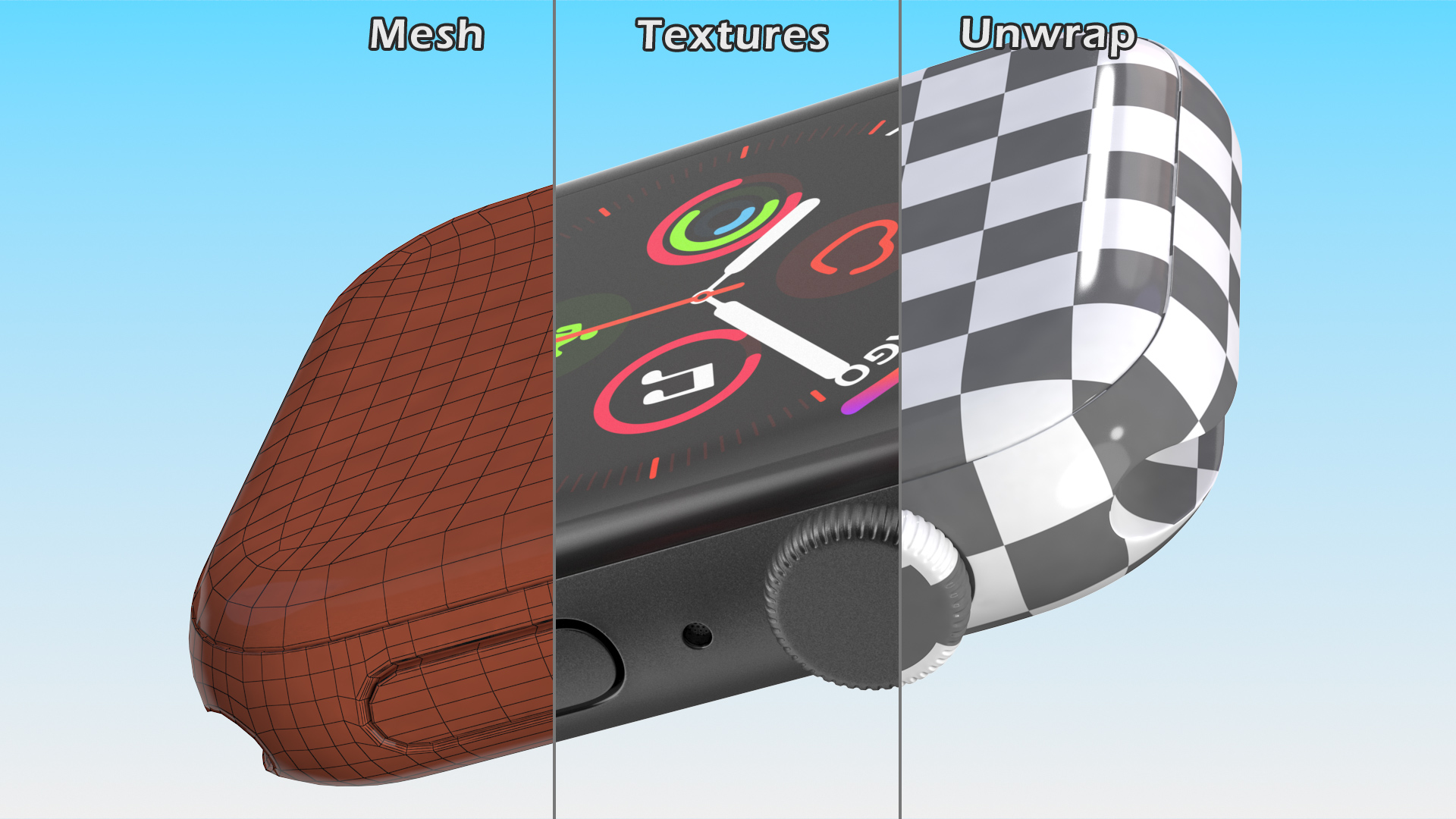 3D model Apple Watch SE Black