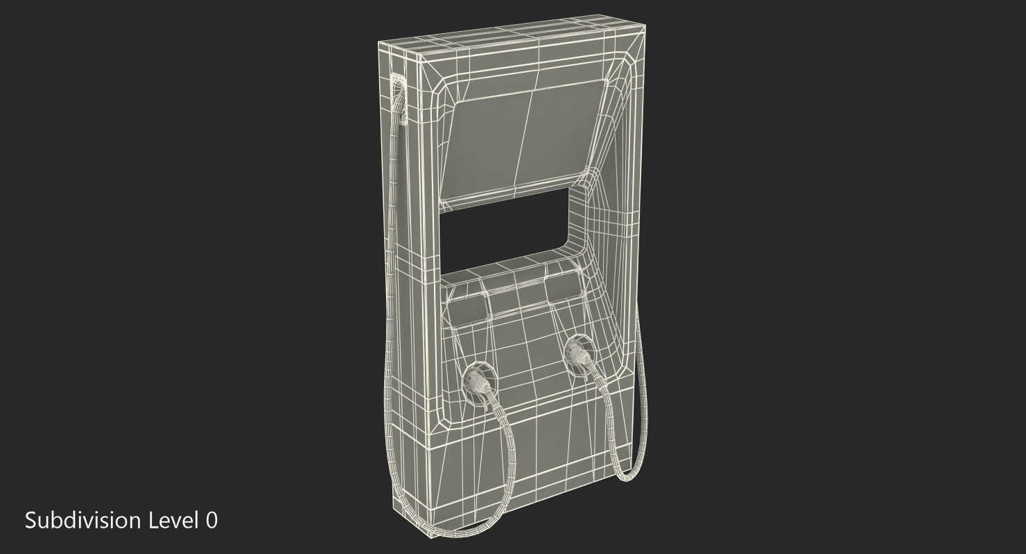 Electric Car DC Fast Charger Blink 3D model