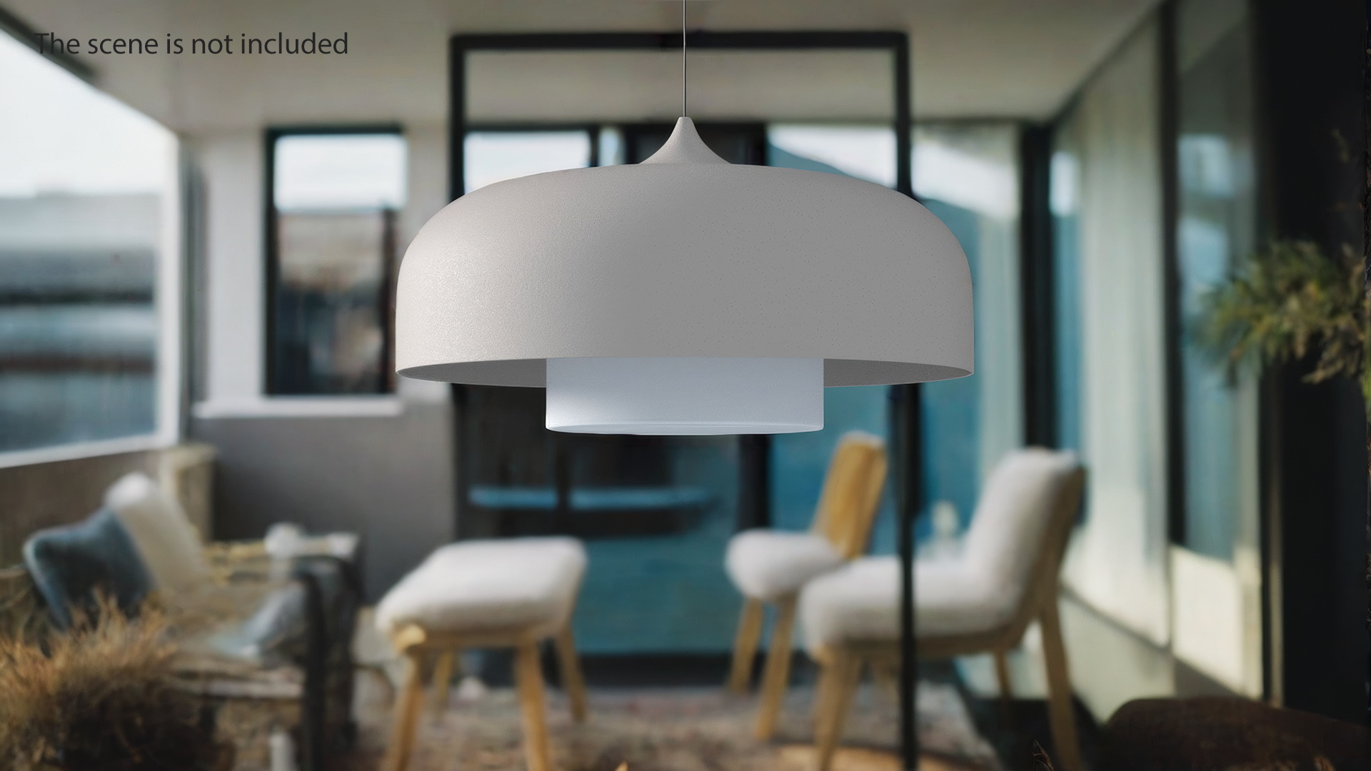 3D Ceiling Hanging Pendant Lamp model