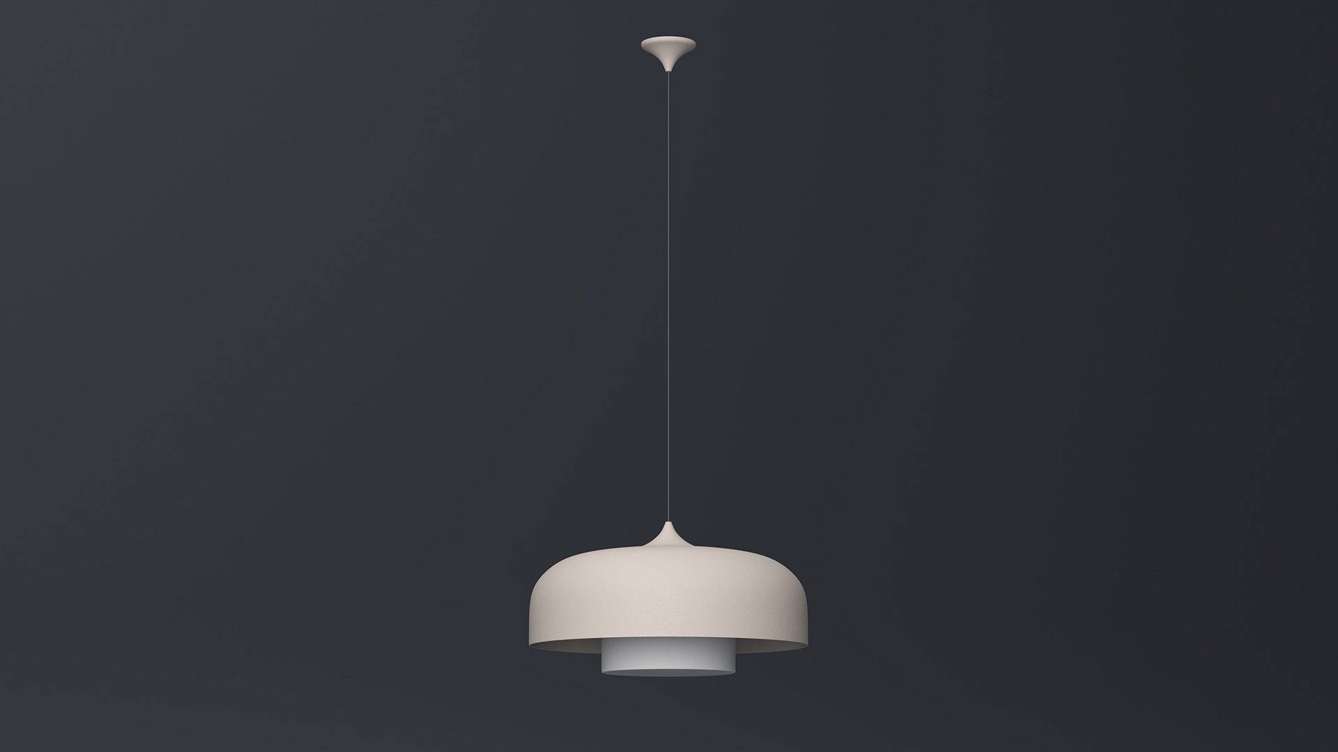 3D Ceiling Hanging Pendant Lamp model