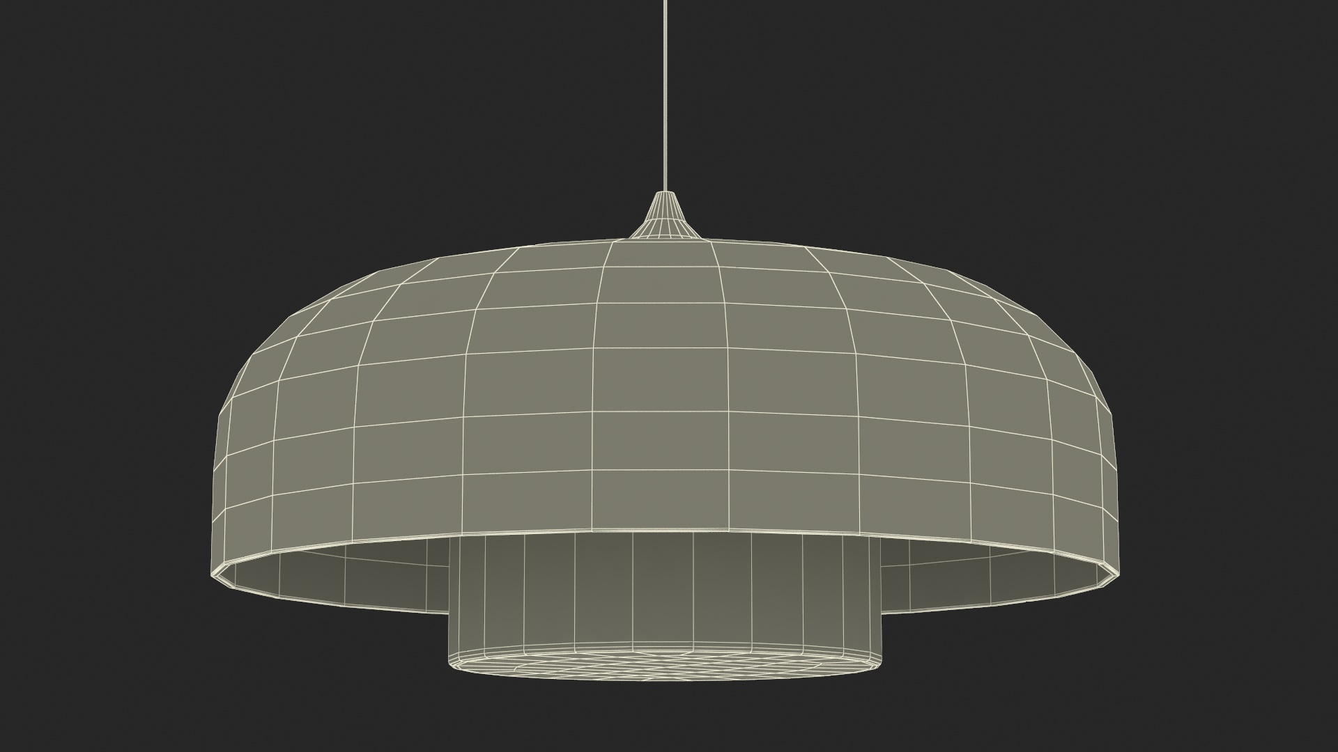 3D Ceiling Hanging Pendant Lamp model