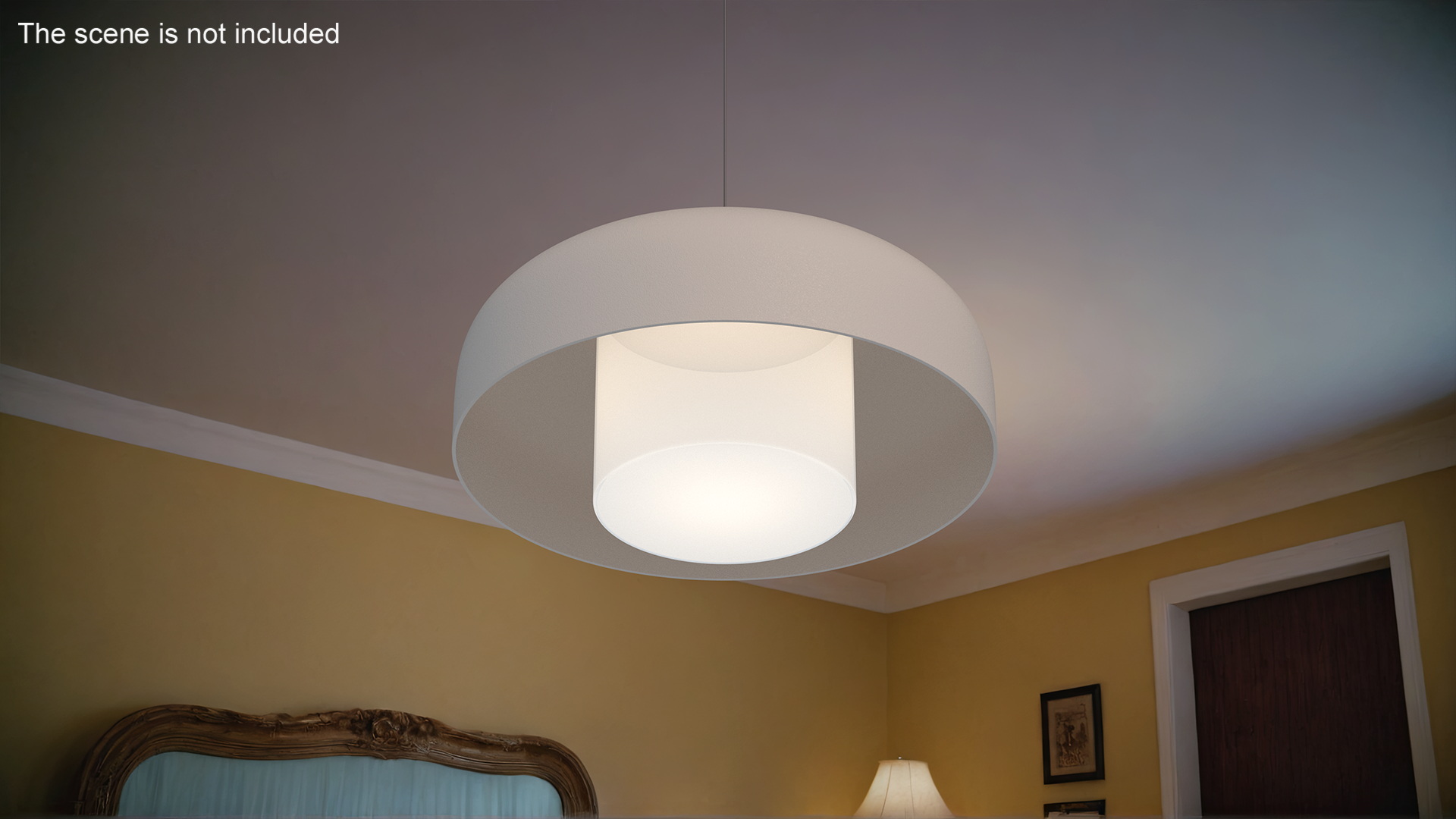 3D Ceiling Hanging Pendant Lamp model