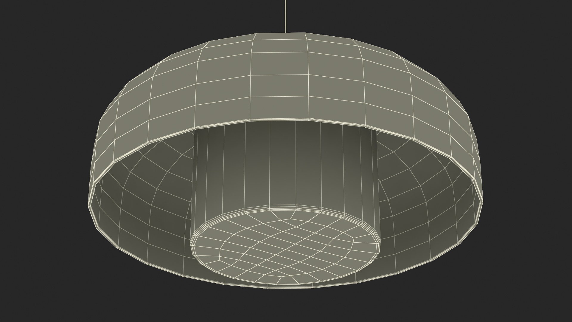 3D Ceiling Hanging Pendant Lamp model