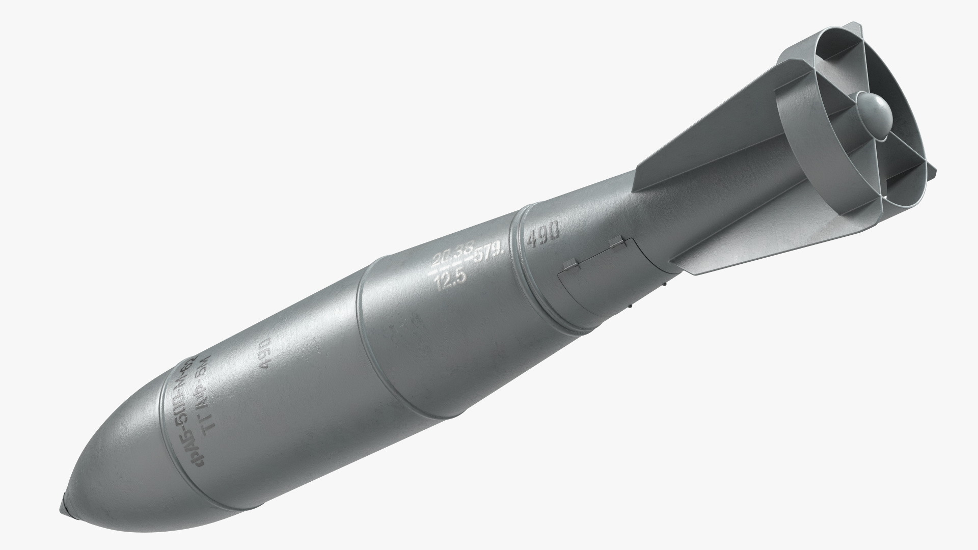 3D Russian FAB 500 M62 Air Bomb model