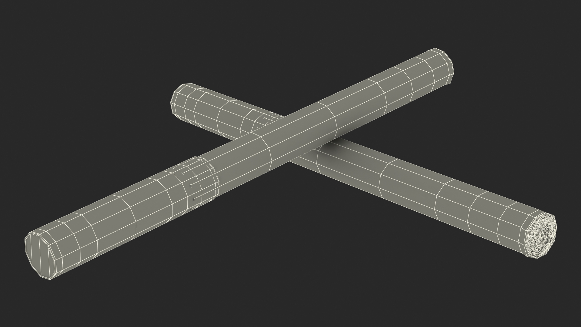 3D Cigar Thin Lighted model