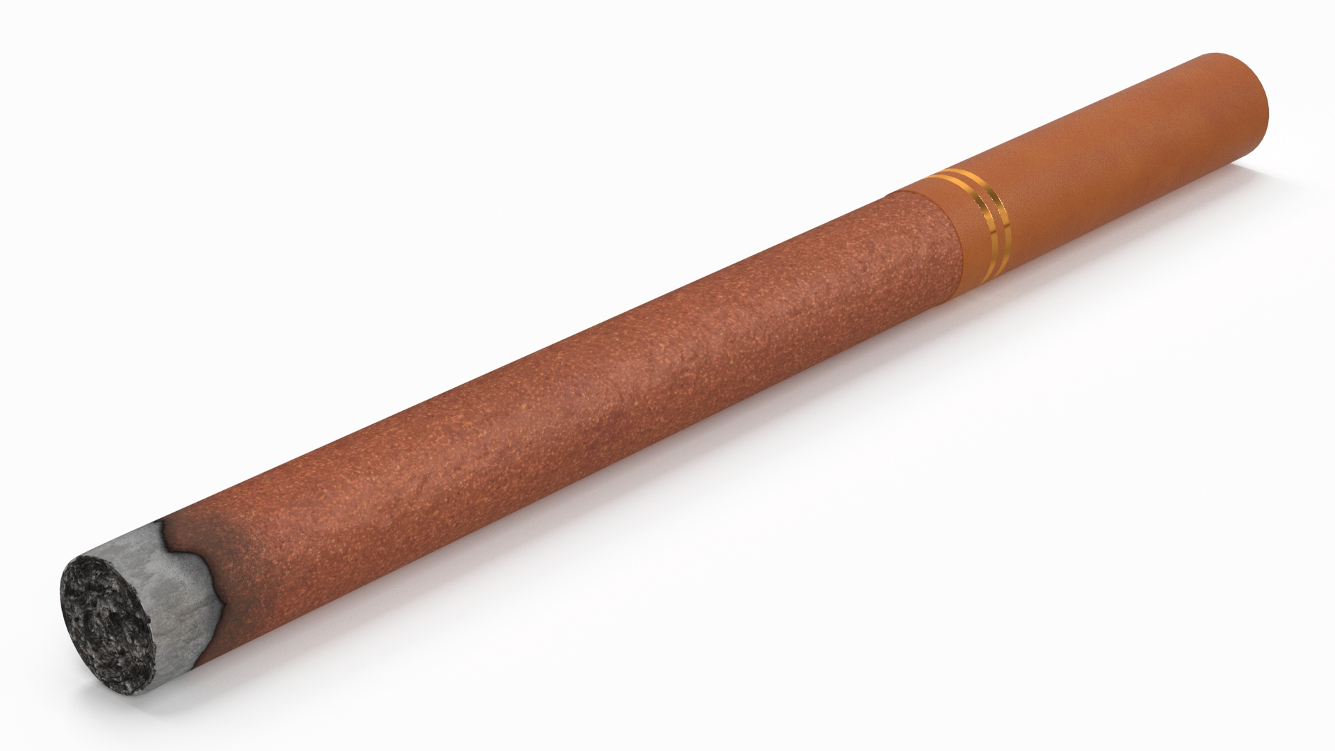 3D Cigar Thin Lighted model