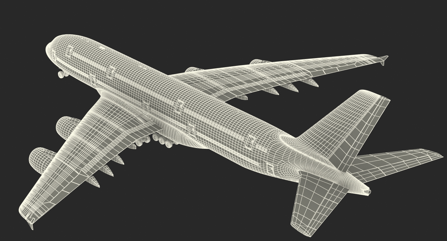 Airbus A380 1000 Generic 3D model