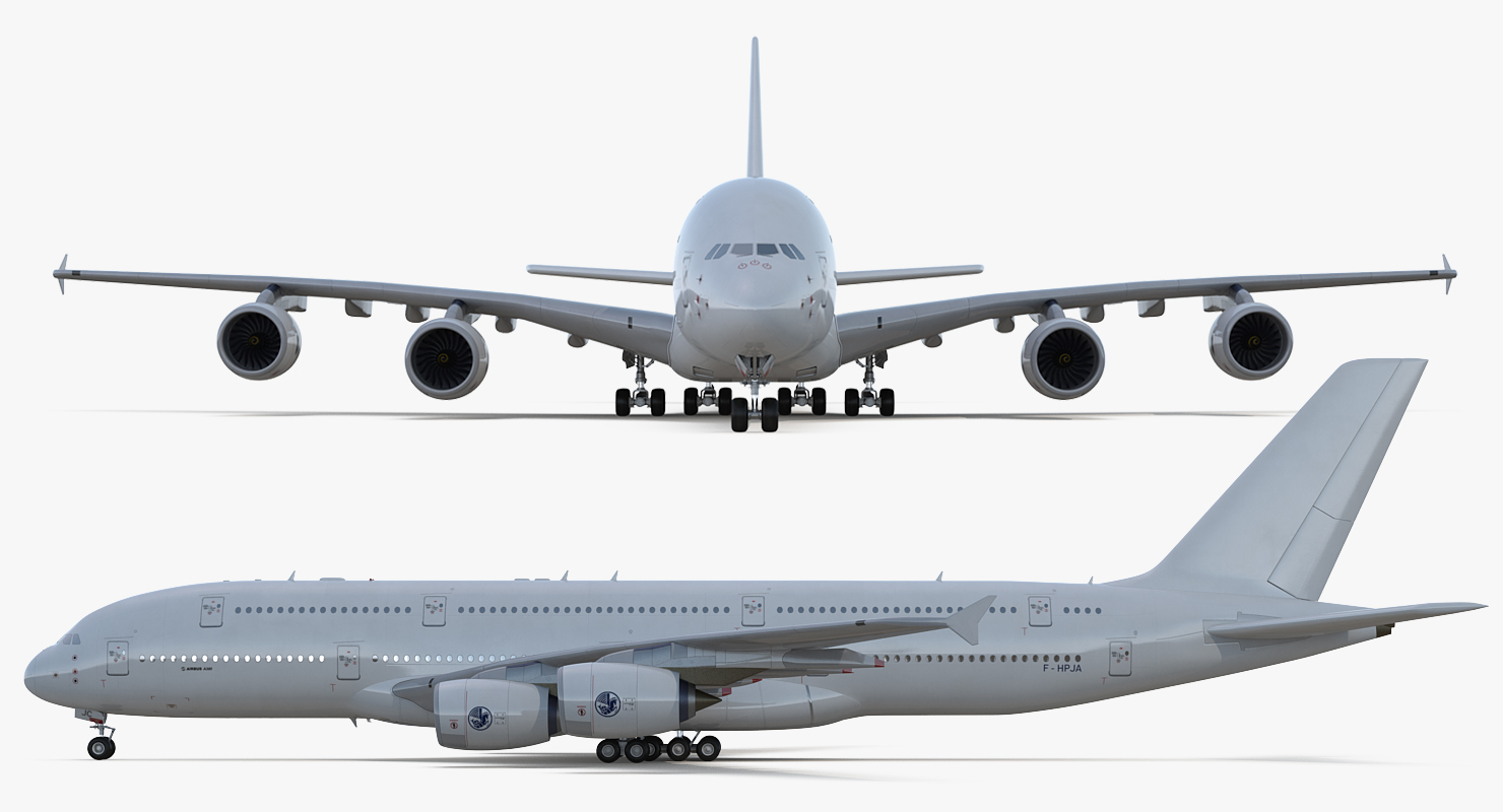Airbus A380 1000 Generic 3D model
