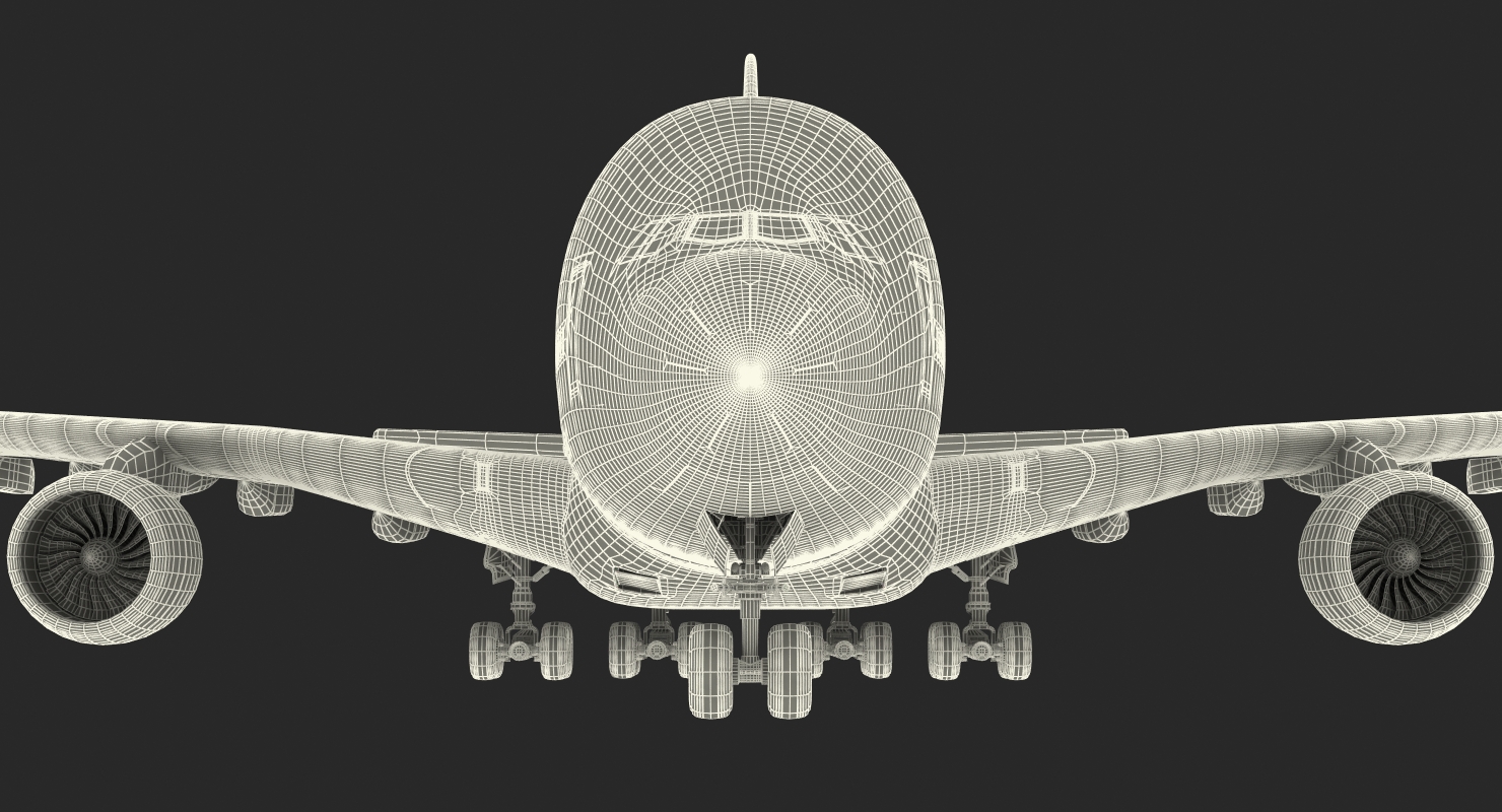 Airbus A380 1000 Generic 3D model