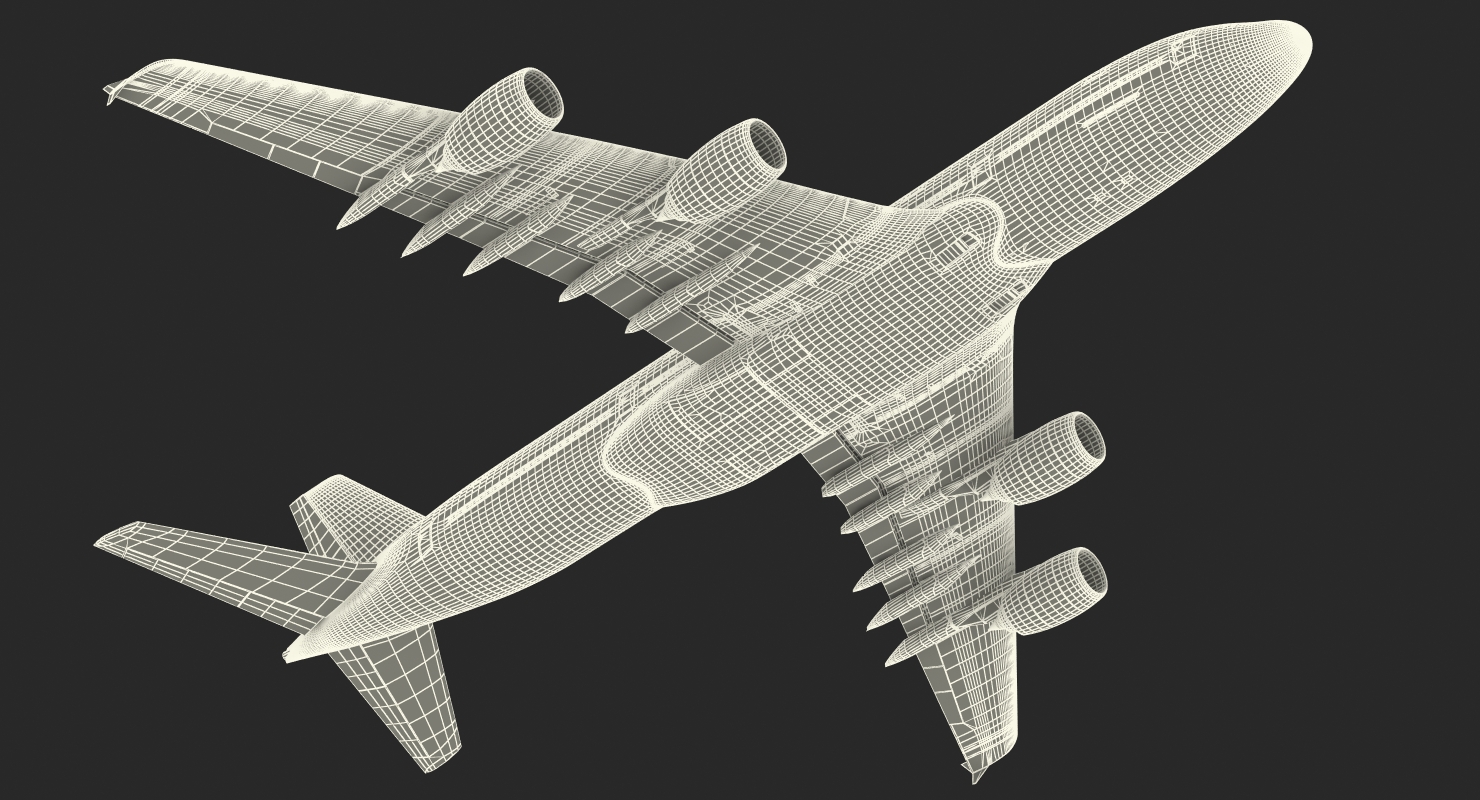 Airbus A380 1000 Generic 3D model
