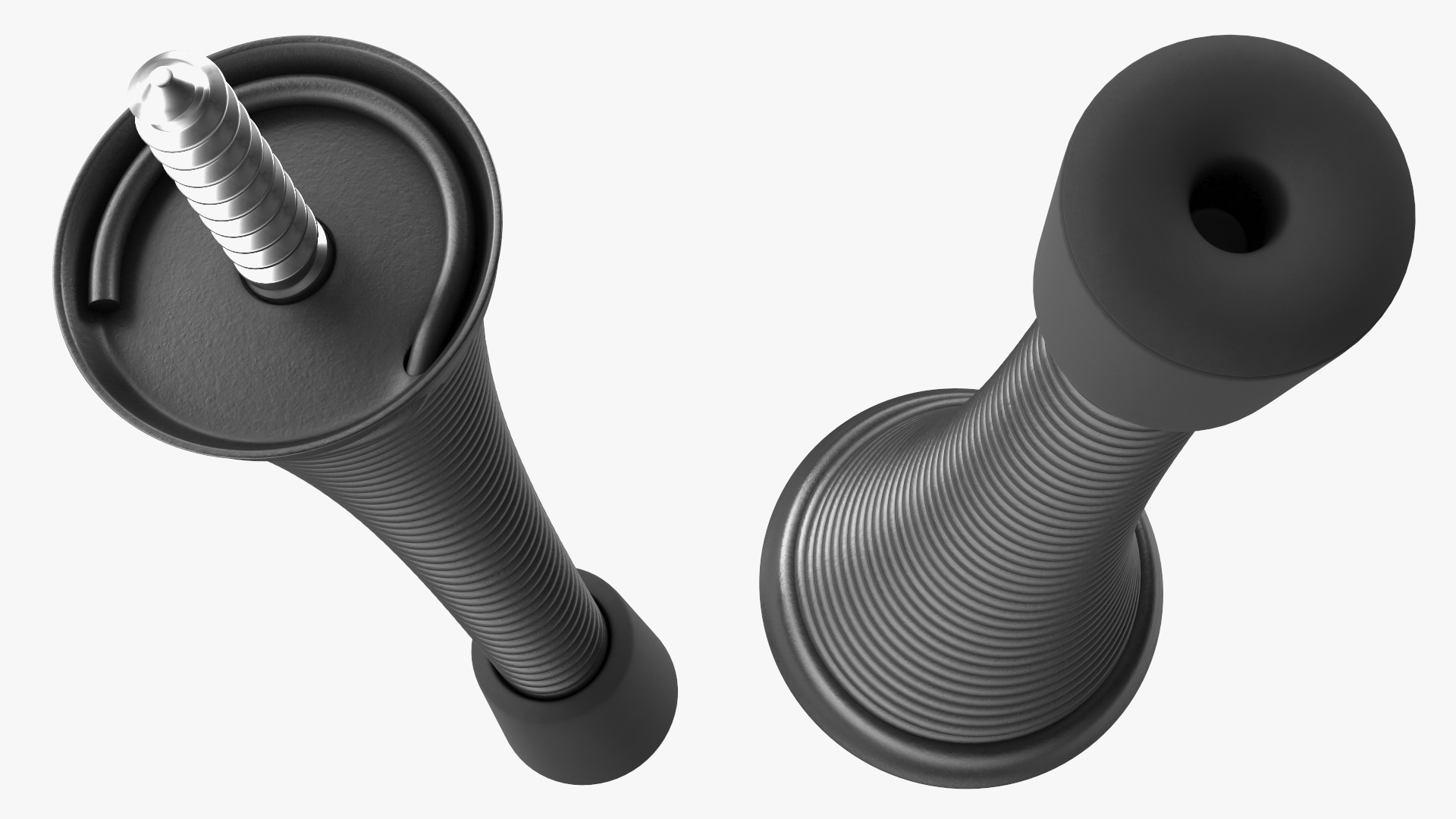 3D Black Spring Door Wedge model