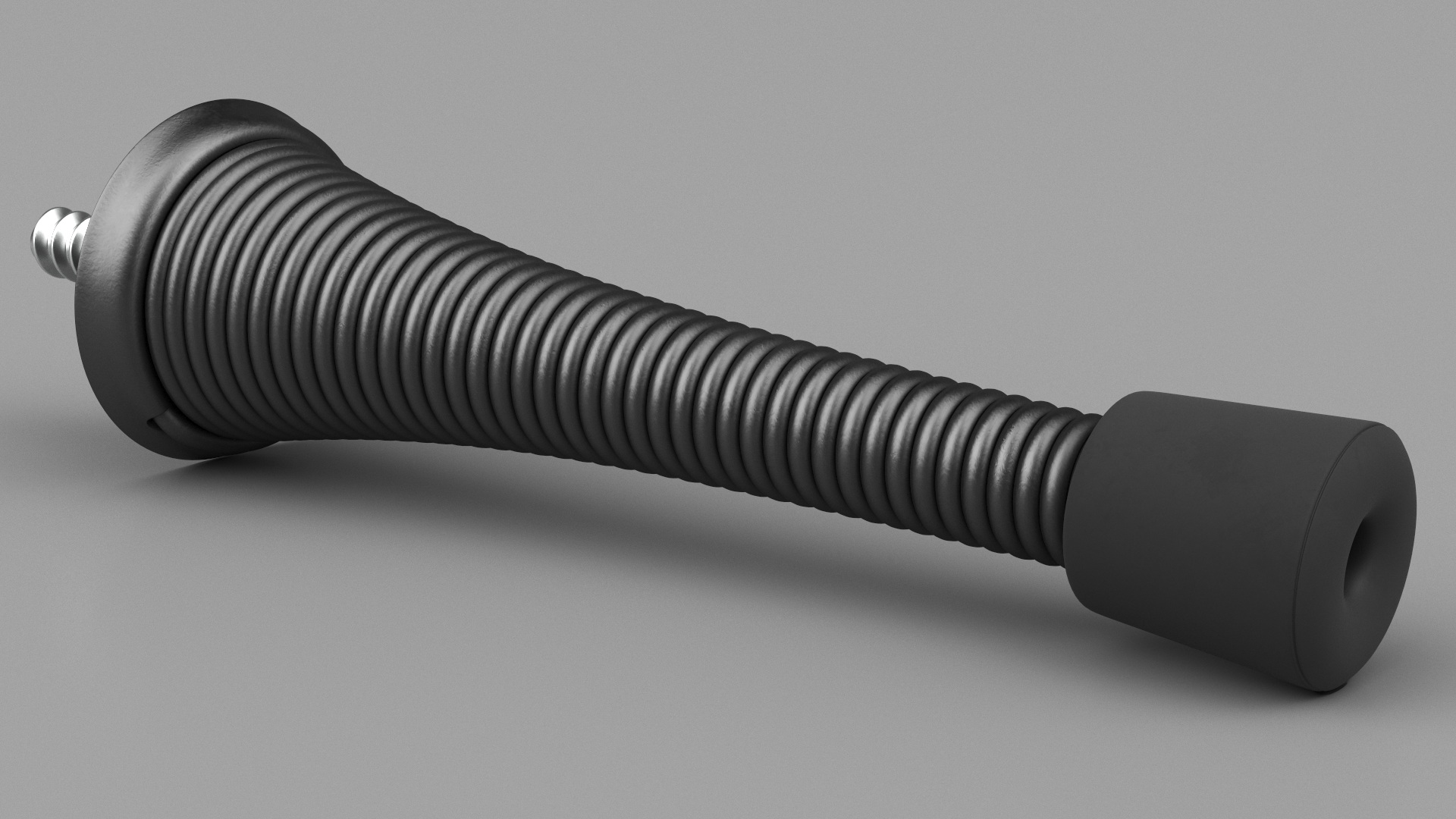 3D Black Spring Door Wedge model