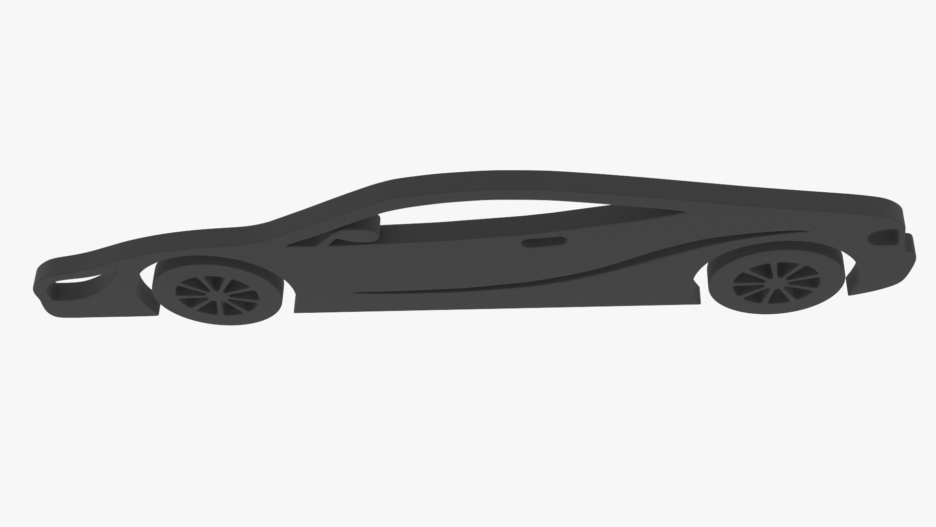 3D model Car Sport Silhouette