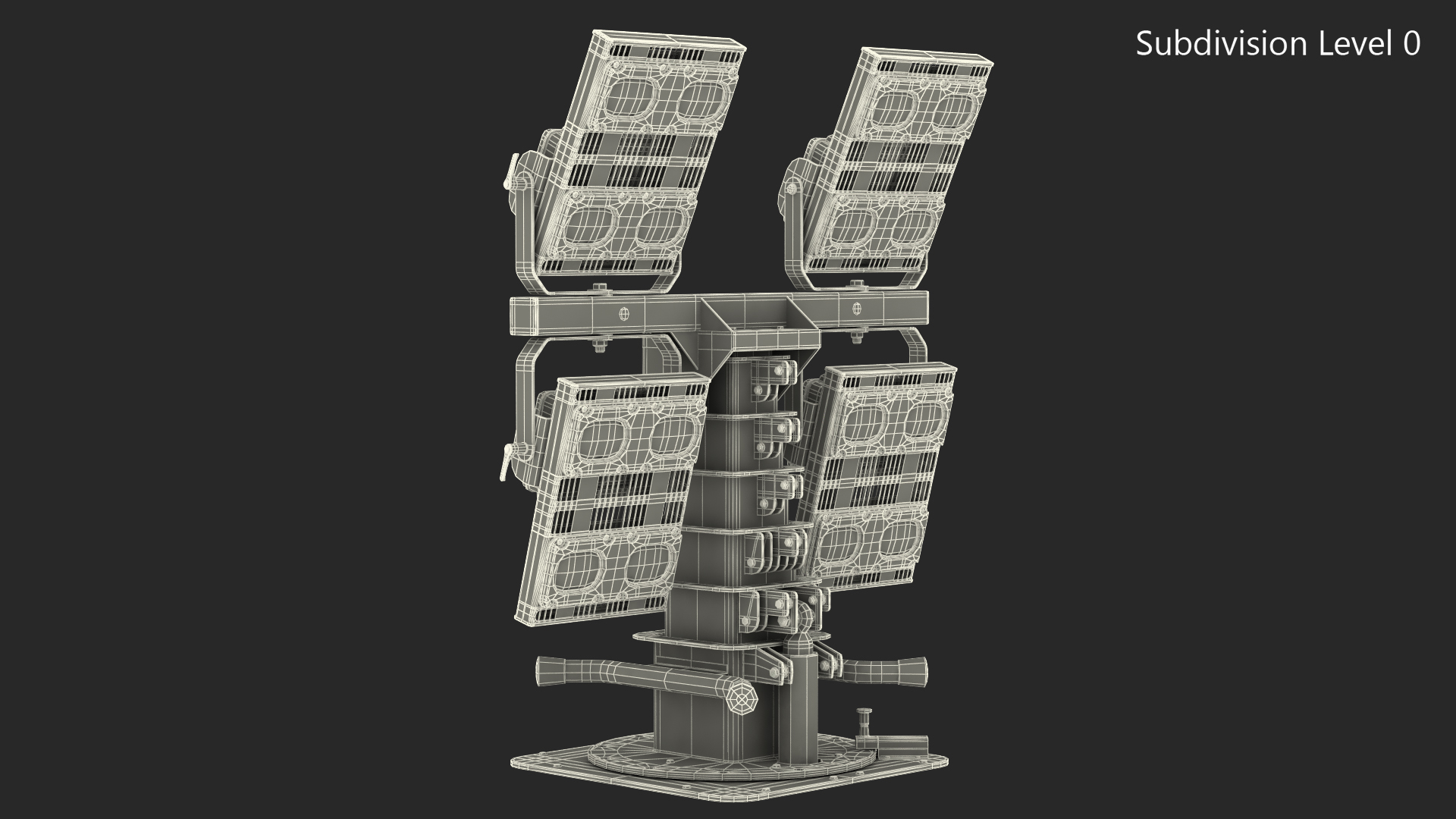 Portable Lighting Mast 3D