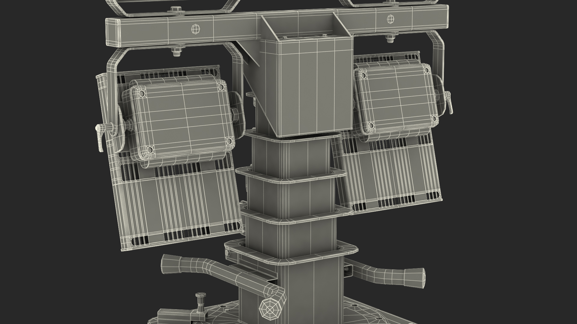 Portable Lighting Mast 3D
