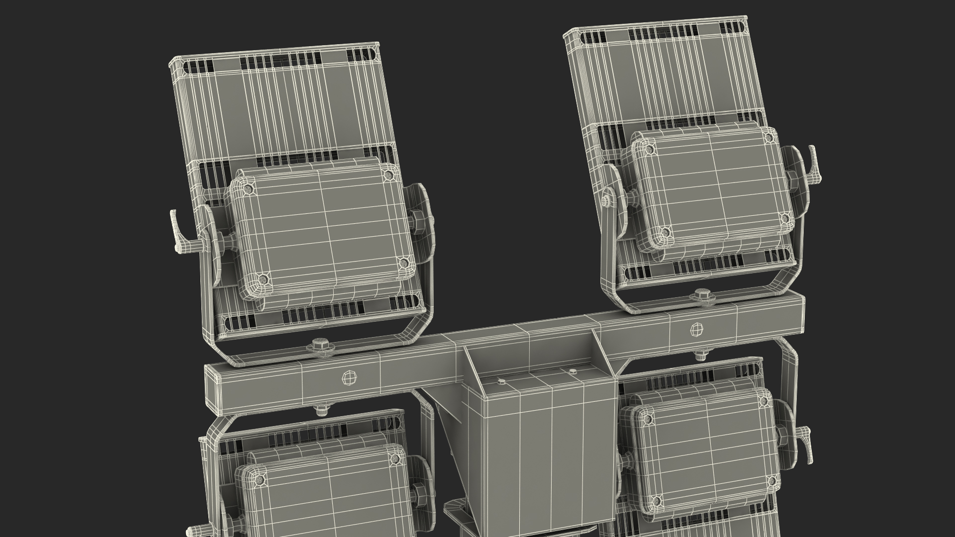 Portable Lighting Mast 3D