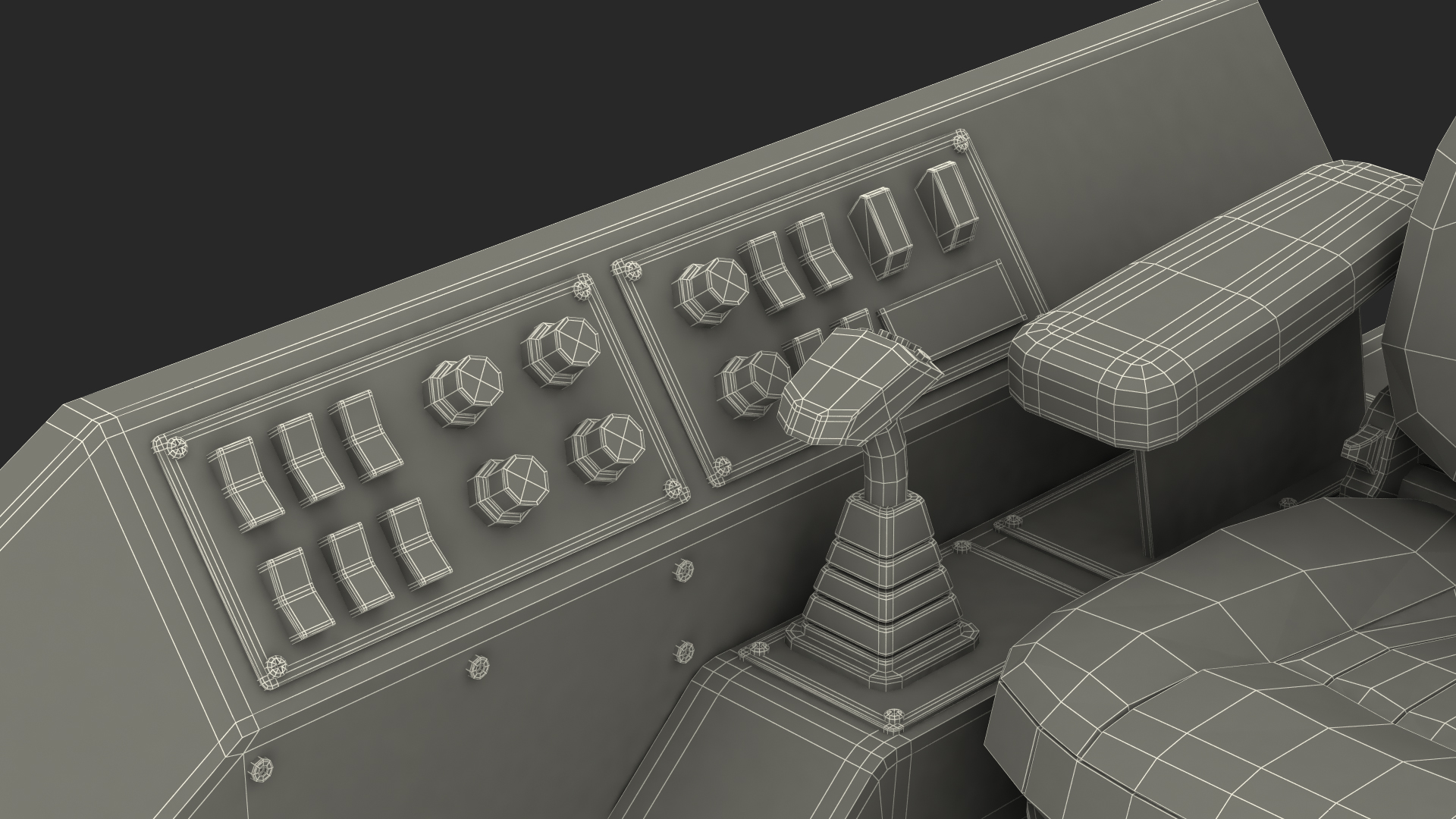 Feller Buncher Seat 3D model