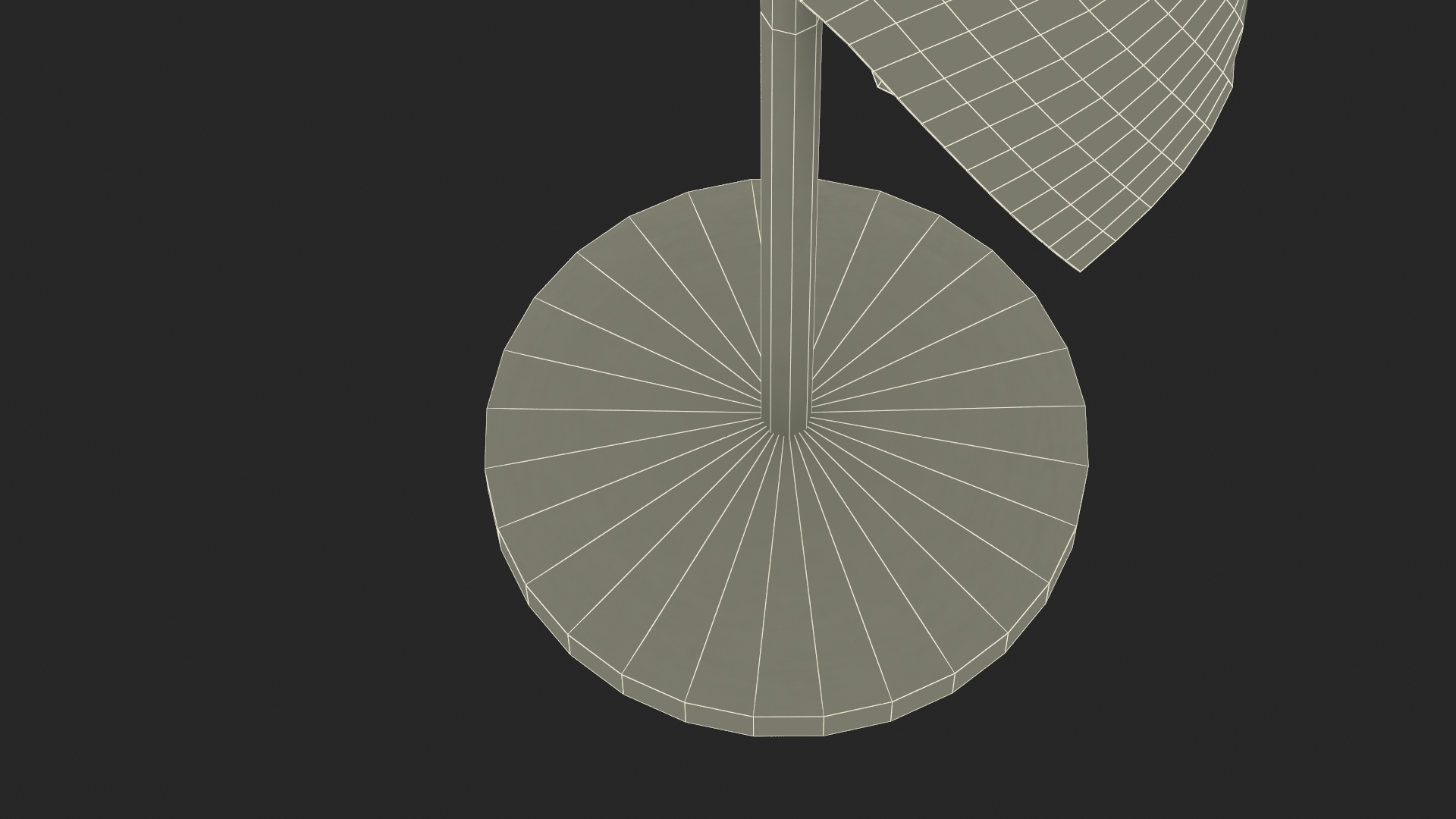 3D model Indoor American Flag