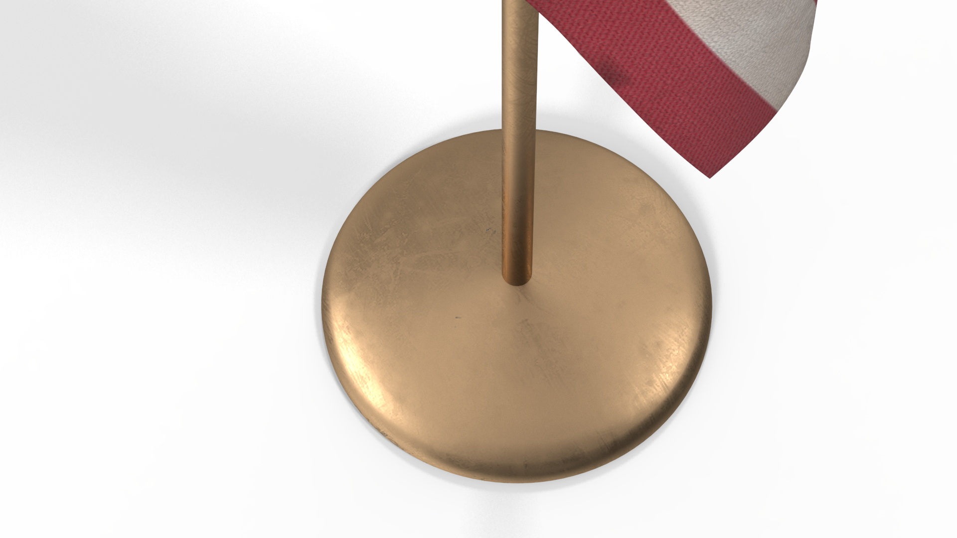 3D model Indoor American Flag