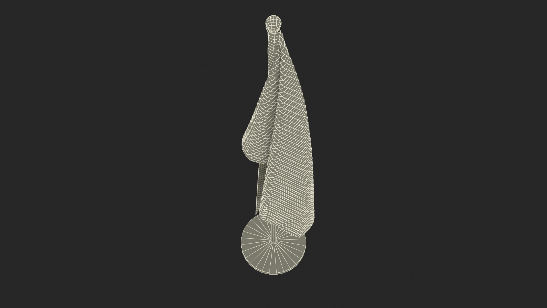 3D model Indoor American Flag