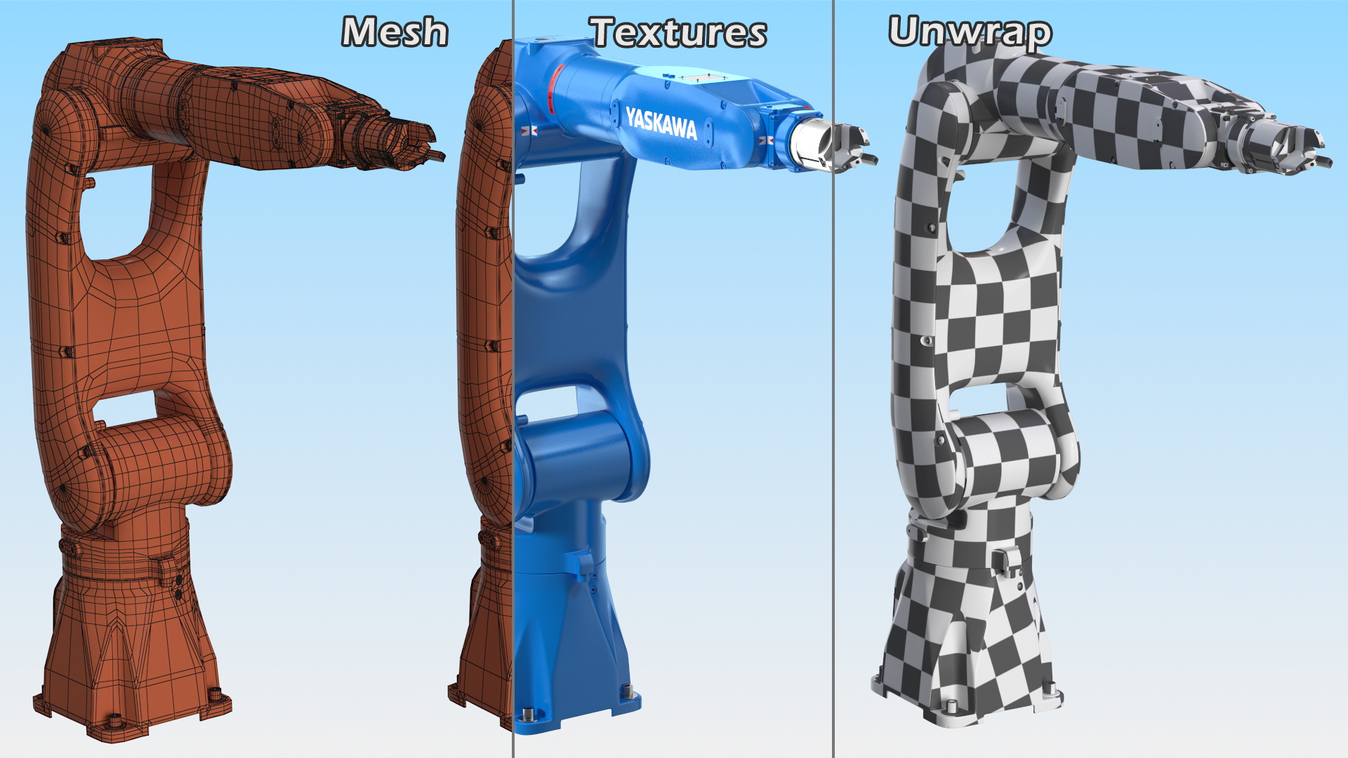 3D model Yaskawa Motoman GP7 Robot