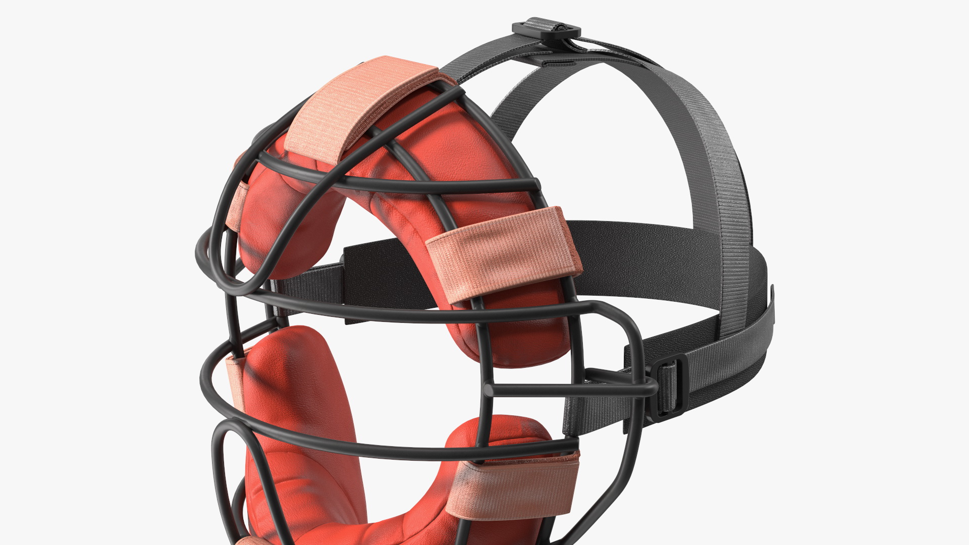 3D model Baseball Catcher Mask Red