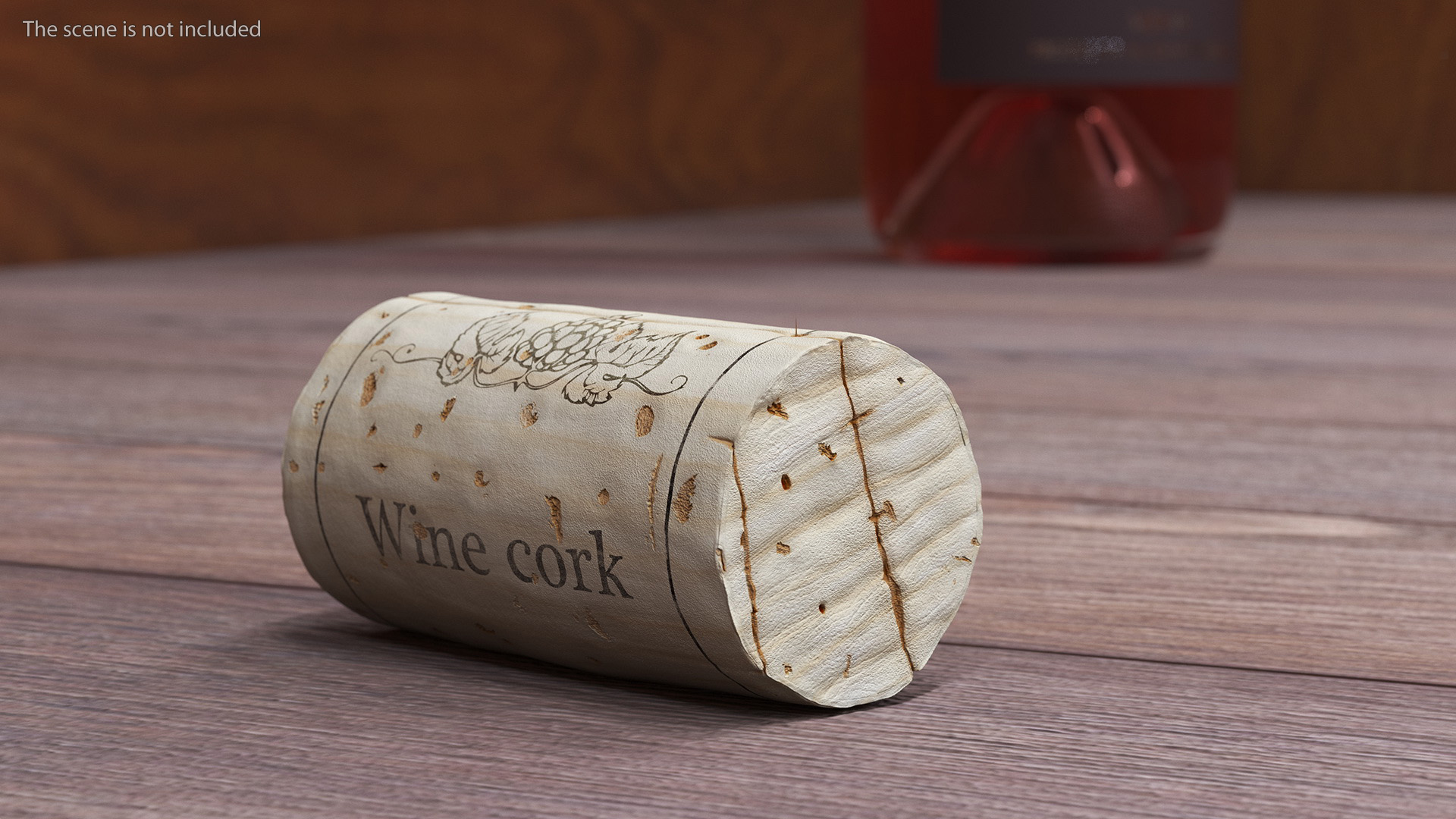 3D Wine Bottle Cork