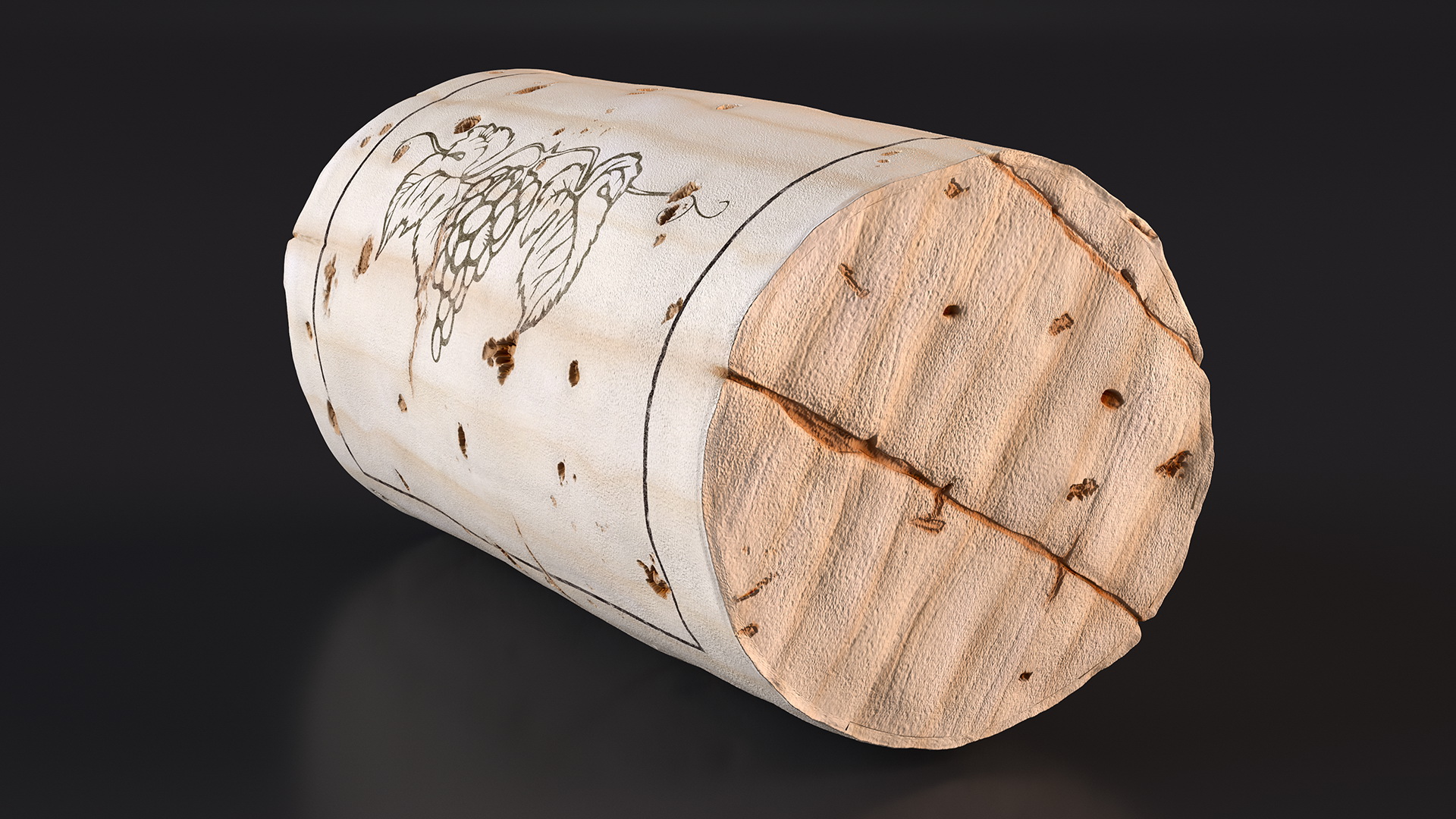 3D Wine Bottle Cork