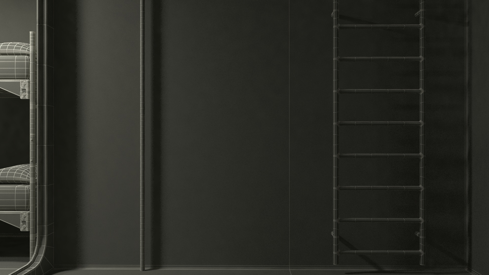 3D Private Underground Bunker with People model