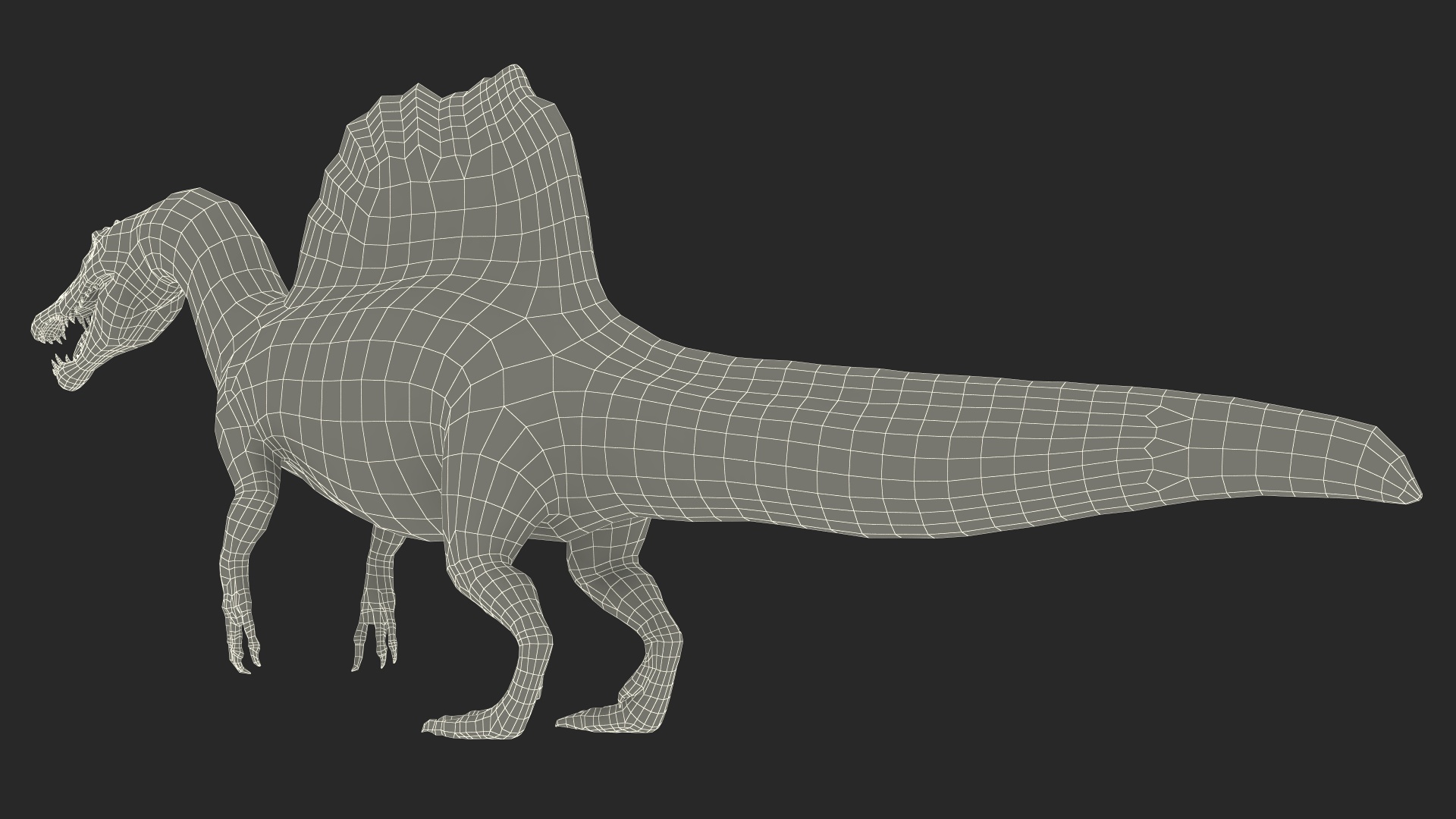 Spinosaurus Basic Pose 3D