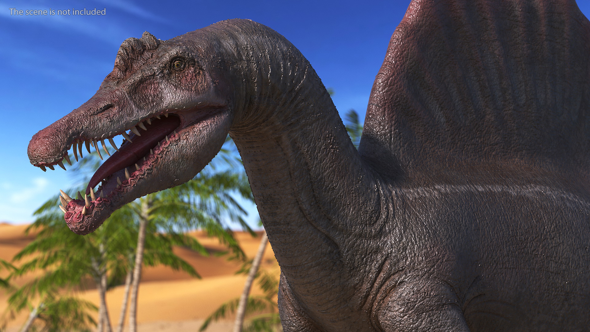 Spinosaurus Basic Pose 3D