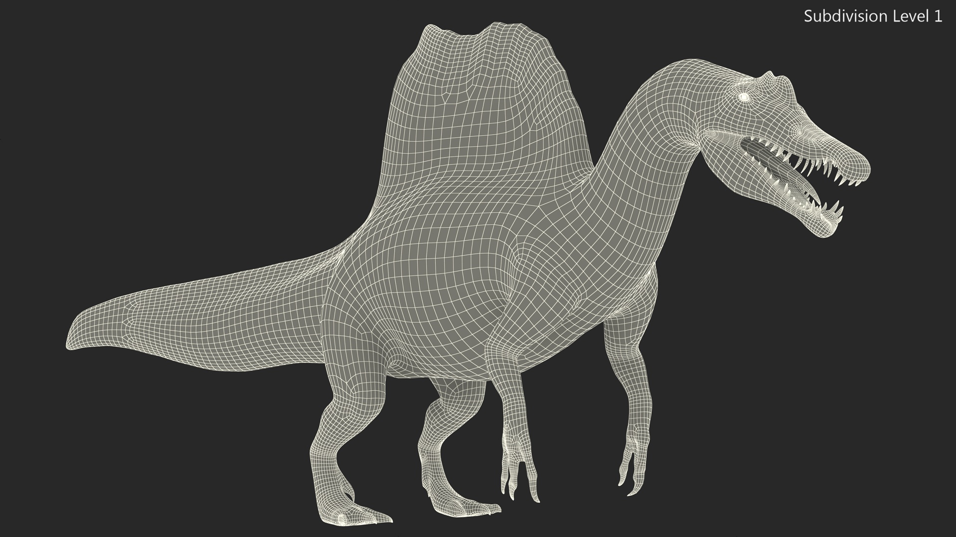 Spinosaurus Basic Pose 3D