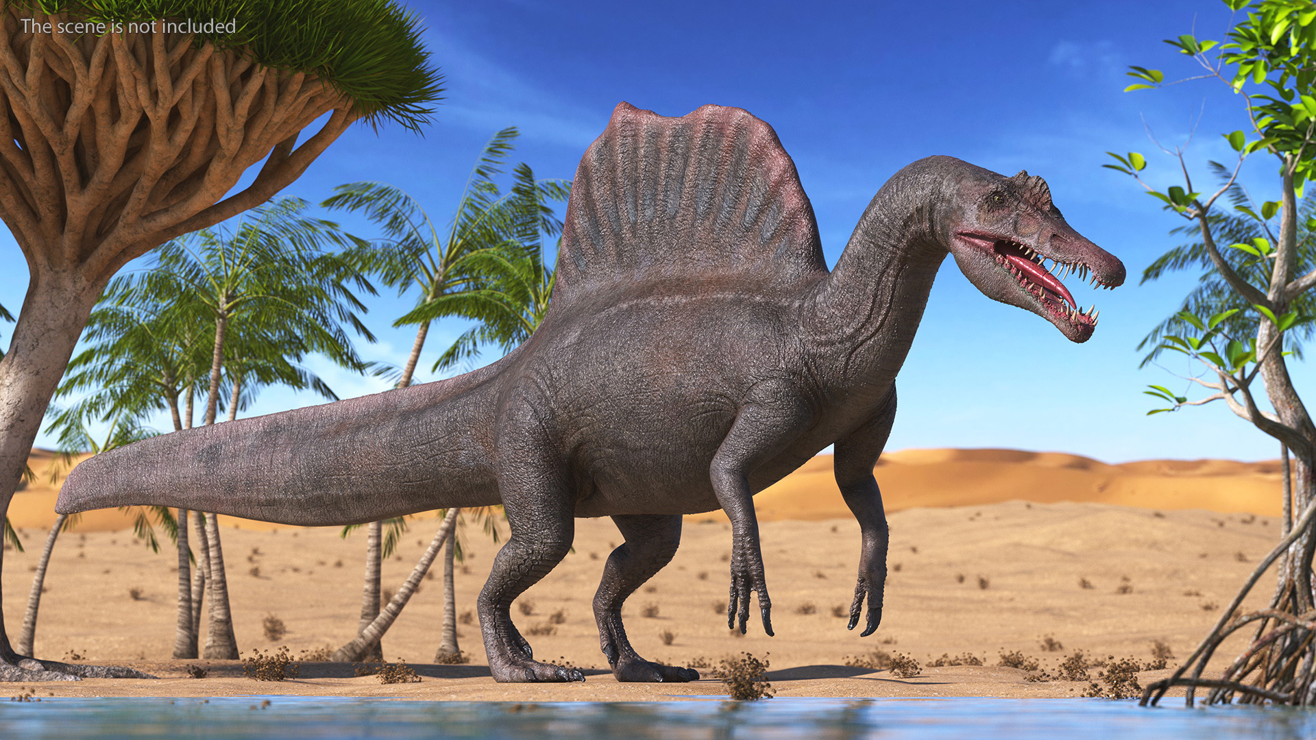 Spinosaurus Basic Pose 3D