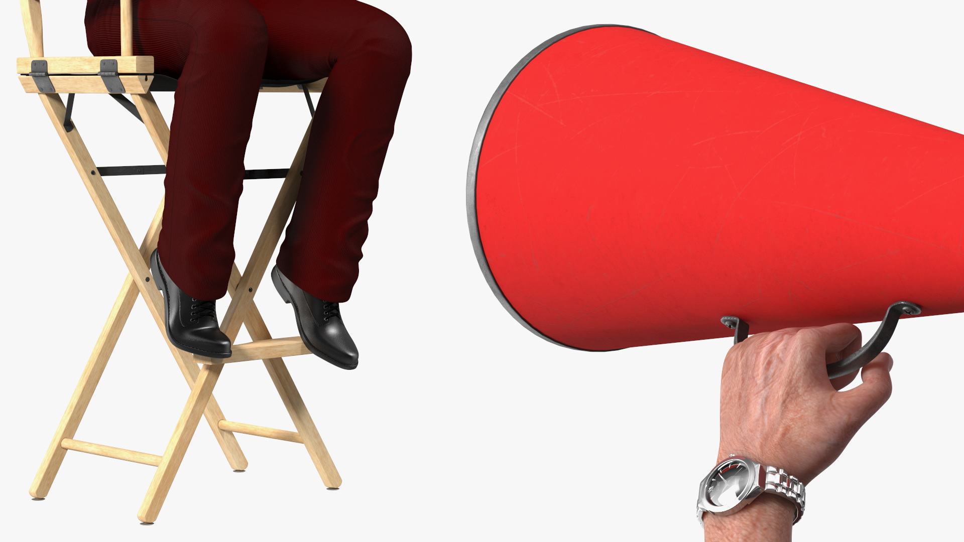 3D Movie Director on Tall Chair model