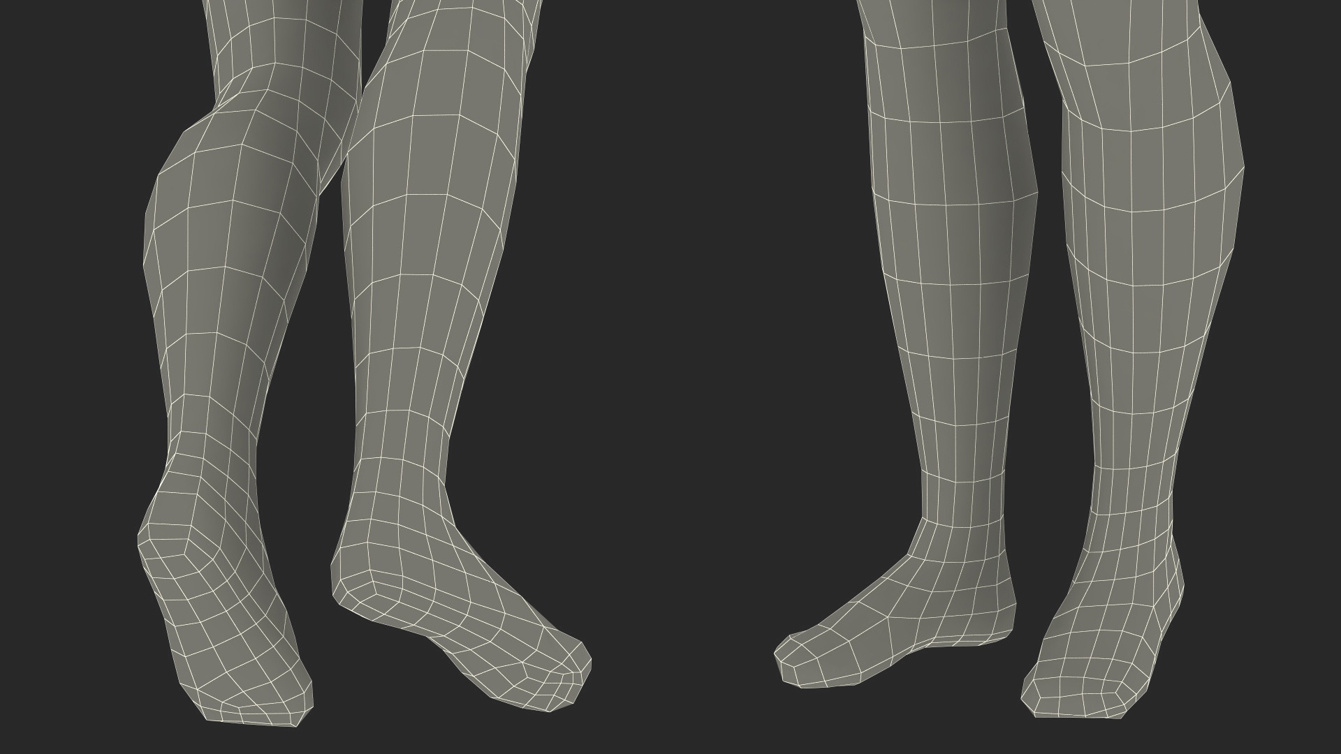 3D Female Acupuncture Mannequin model