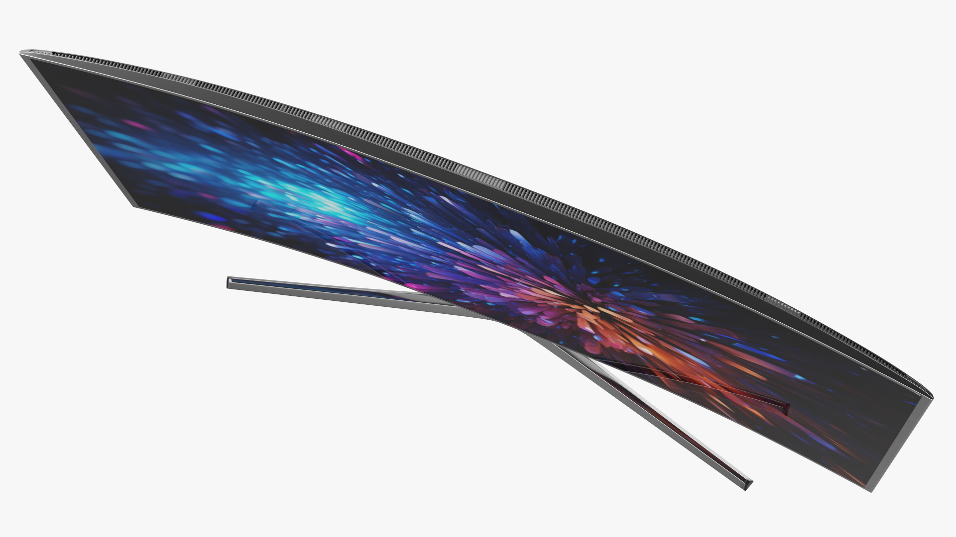 3D Curved LED TV model
