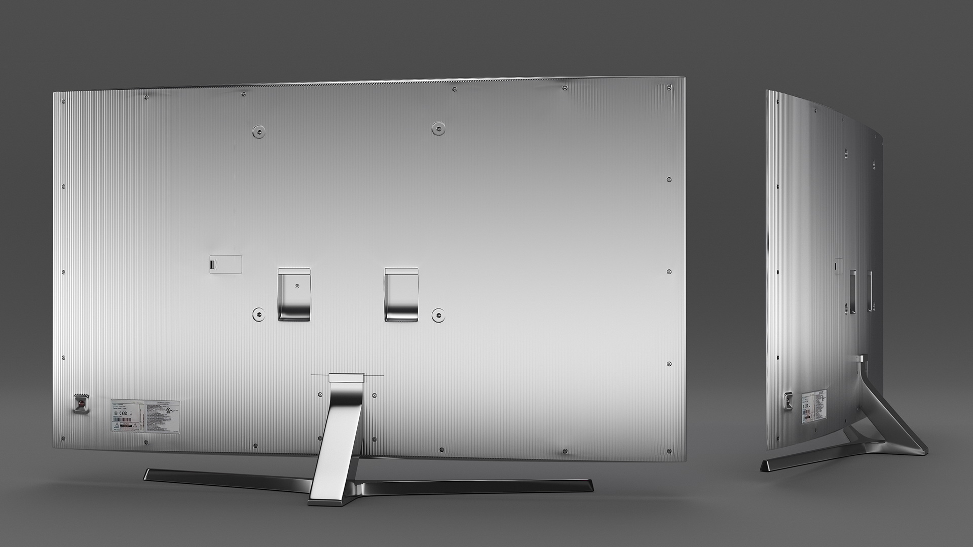 3D Curved LED TV model