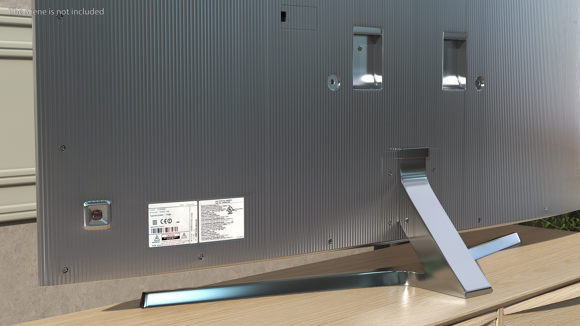 3D Curved LED TV model