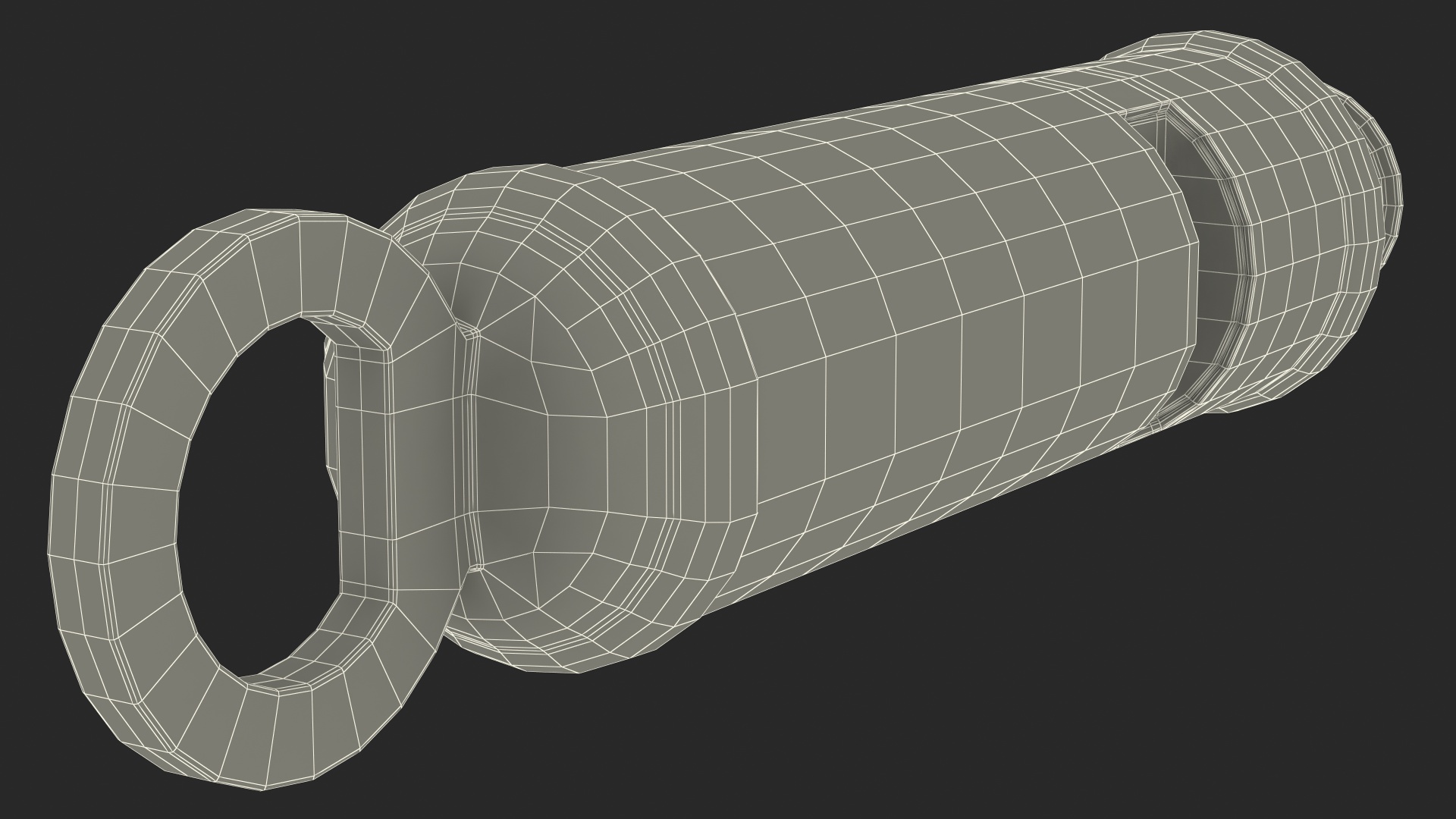 London Metropolitan Police Whistle 3D model