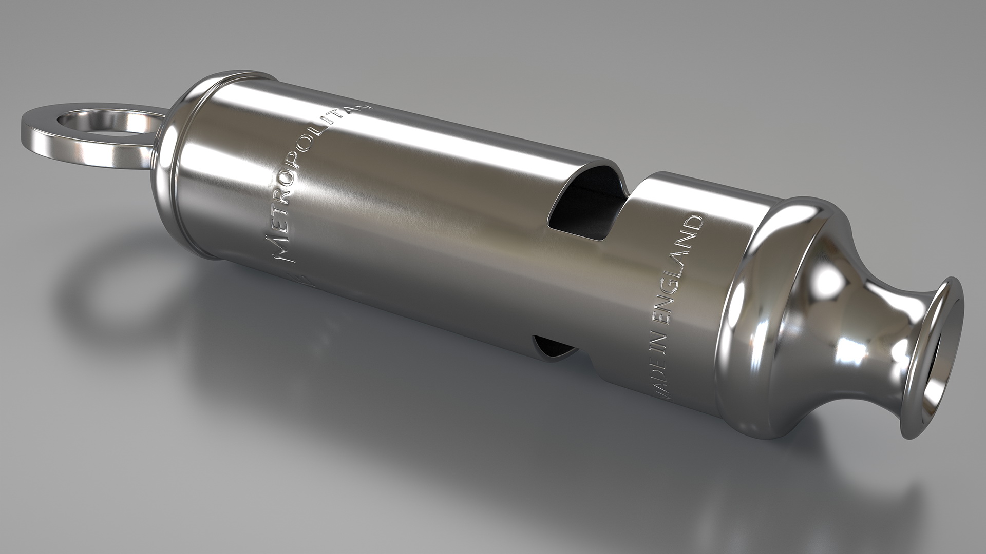 London Metropolitan Police Whistle 3D model